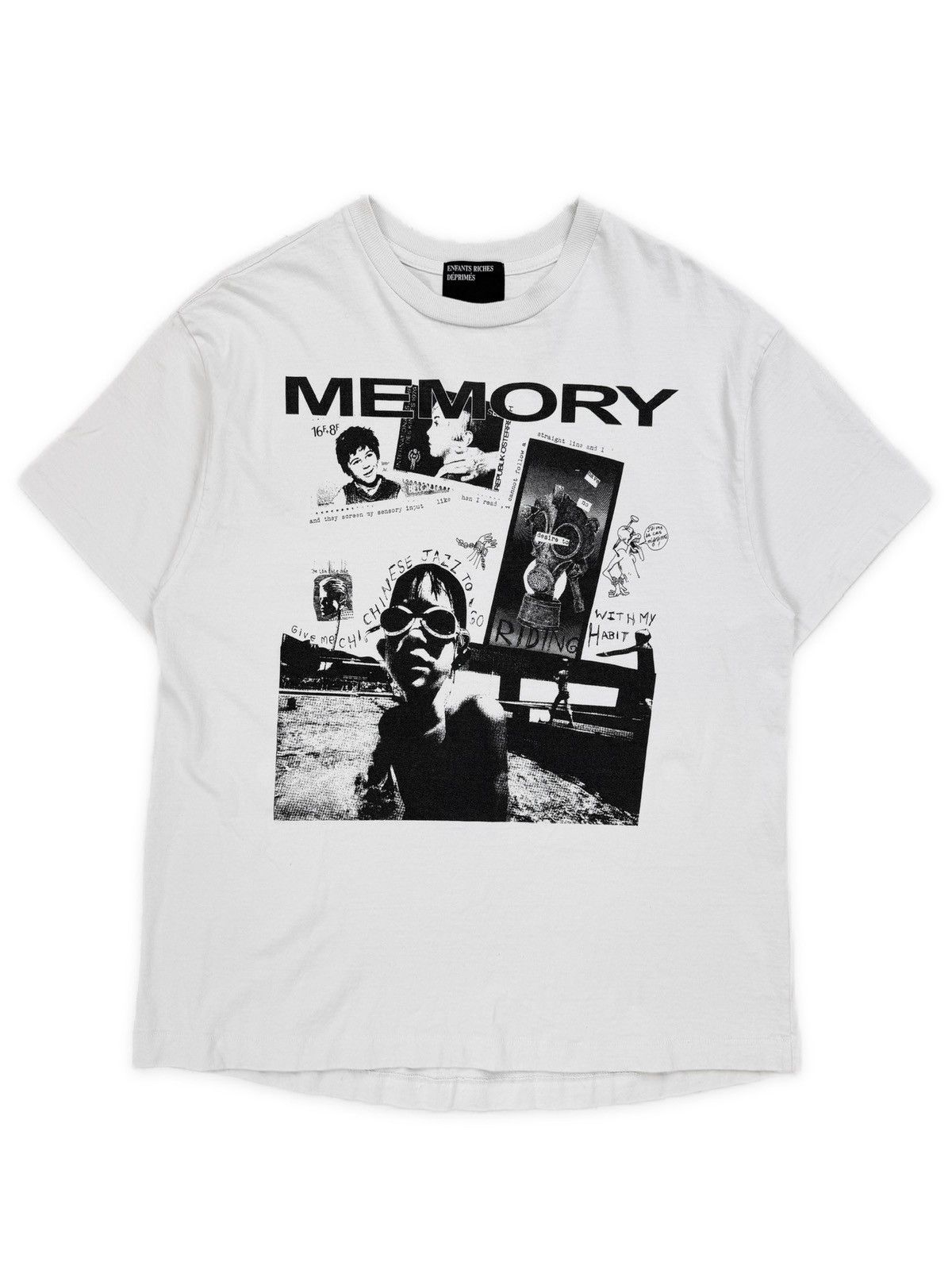 Enfants Riches Deprimes SS25 Enfants Riches Deprimes ‘Memory’ White Graphic T-Shirt Size US M / EU 48-50 / 2 - 1 Thumbnail