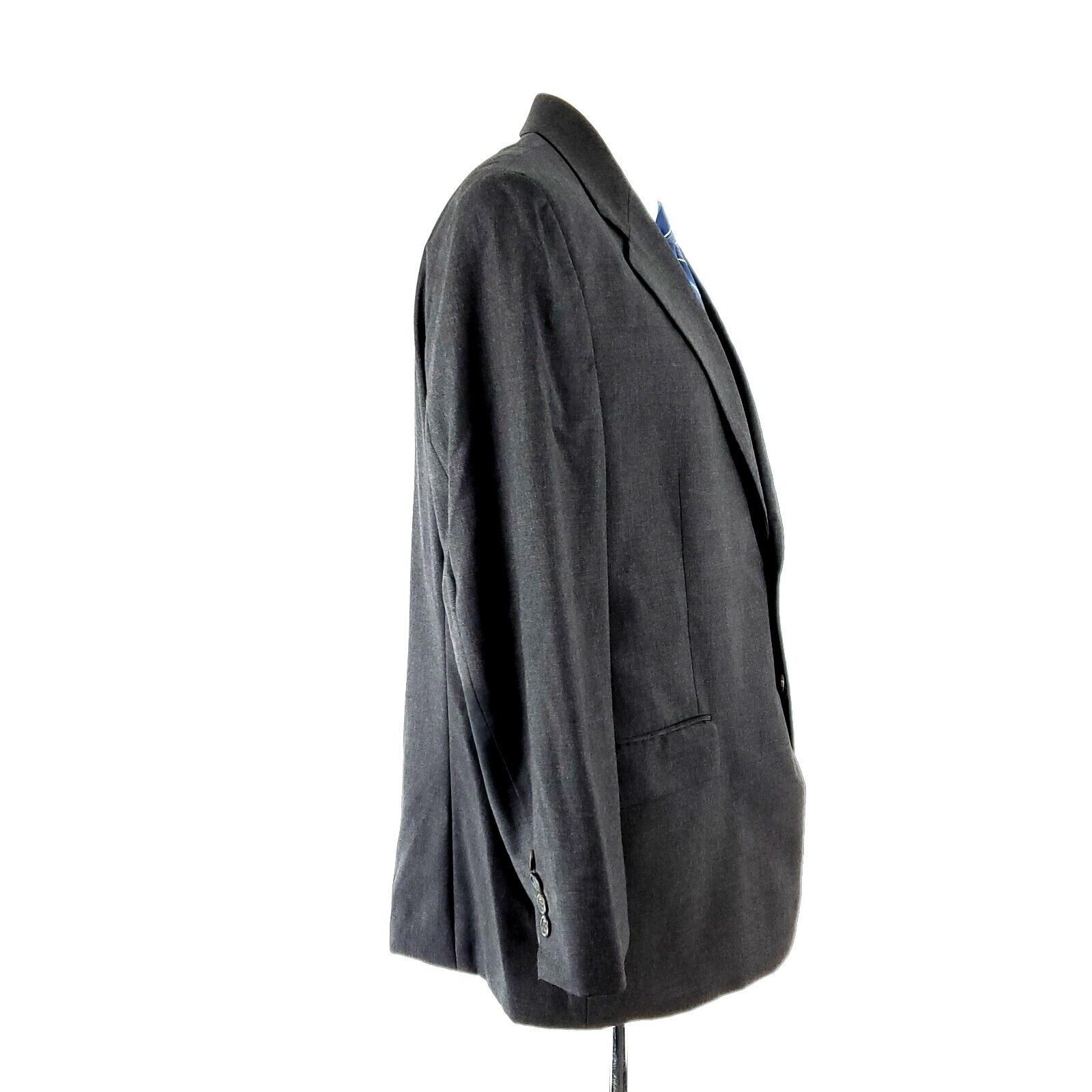 Lauren Ralph Lauren Lauren Ralph Lauren Wool 2 Button Blazer 40R Gray Or Slim Fi Size 40R - 6 Thumbnail