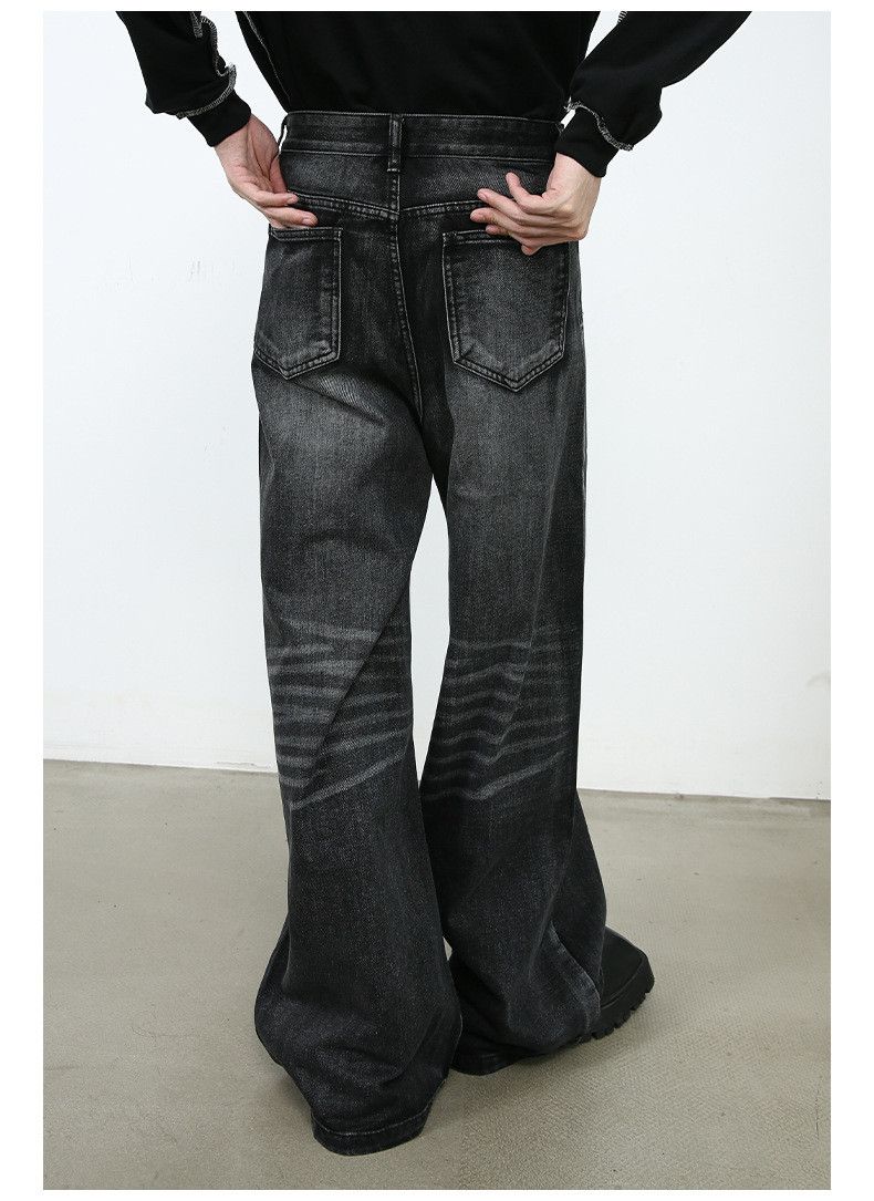 Japanese Brand × Jean Vintage washed cool oldschool wide-leg jeans Size US 32 / EU 48 - 6 Thumbnail
