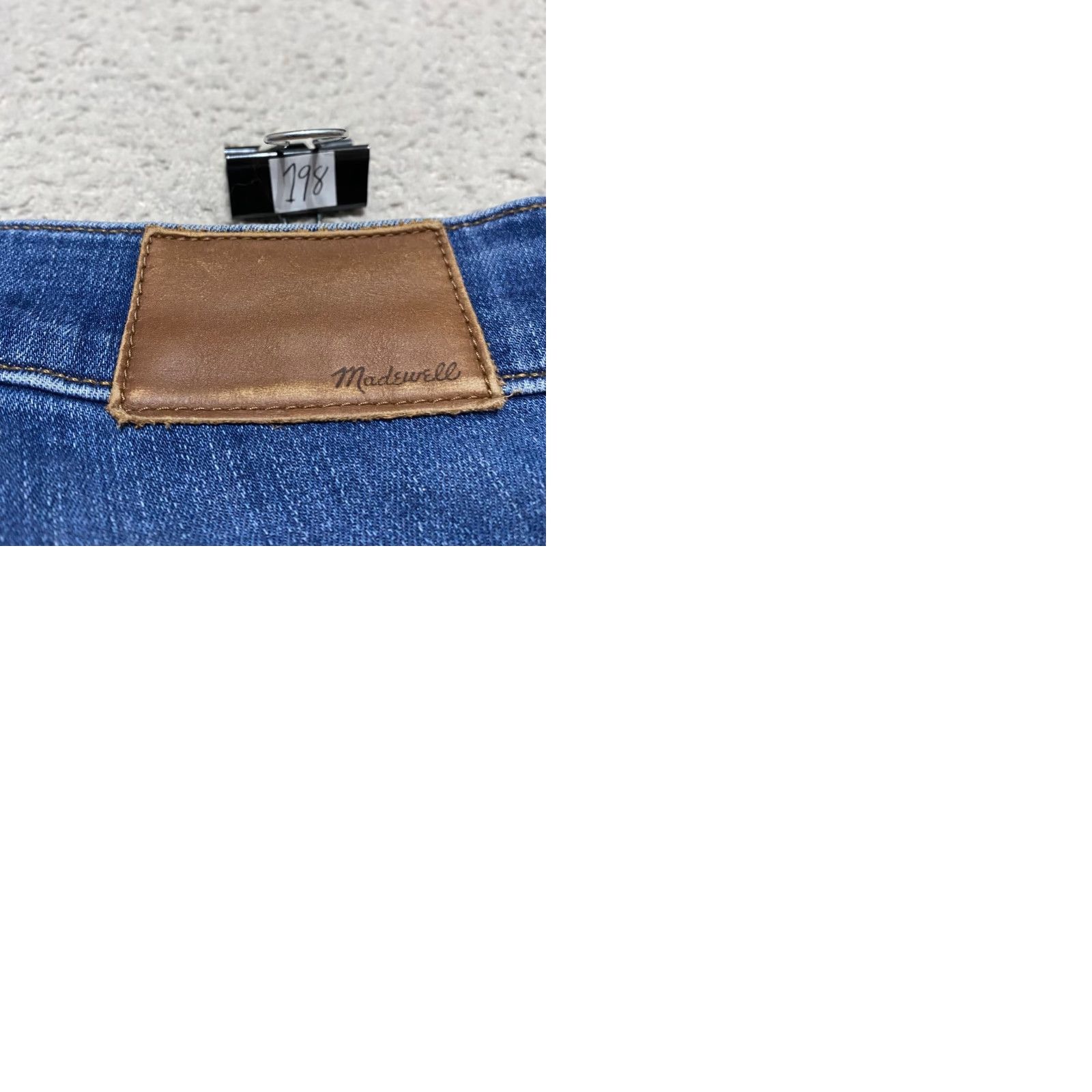 Madewell Madewell Jeans Womens 26 Blue Denim High Rise Medium Wash Skinny Distressed Size 26" / US 2 / IT 38 - 9 Thumbnail
