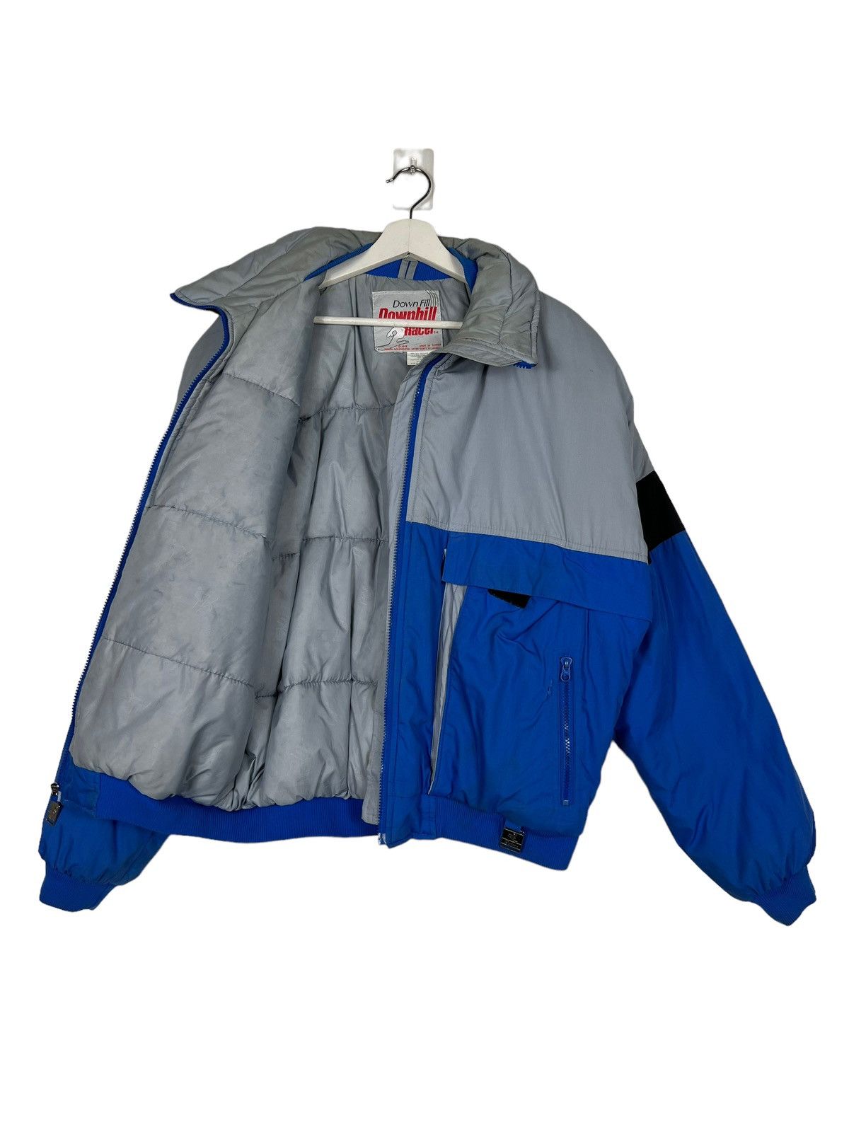 Japanese Brand 🔥 DOWNFILL DOWNHILL RACING PUFFER BOMBER JACKET Size US XL / EU 56 / 4 - 1 Thumbnail