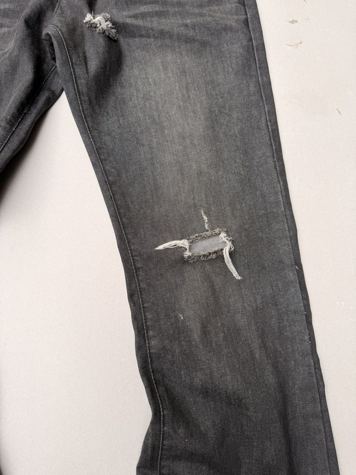 Japanese Brand Lace up flare jeans Size US 32 / EU 48 - 3 Thumbnail