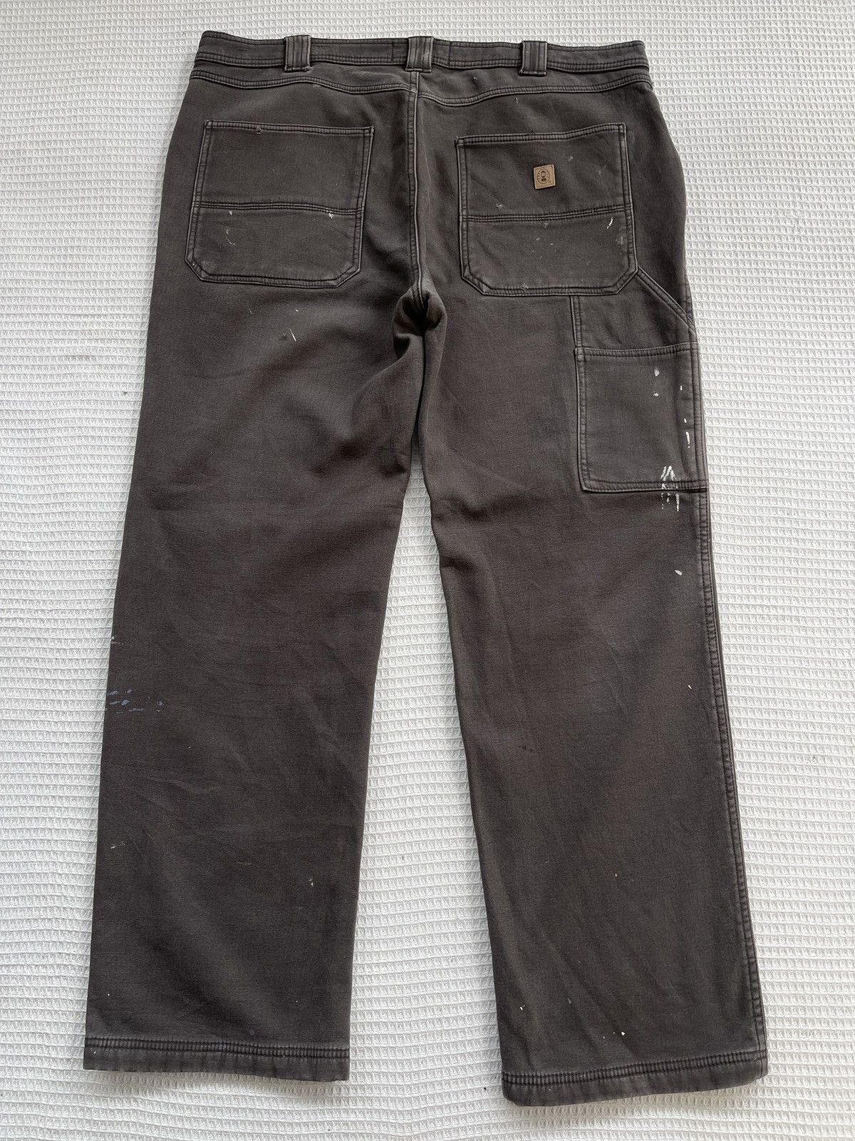 Coleman Rare🔥Vintage COLEMAN Painted Carpenter Pants Size US 39 - 2 Thumbnail
