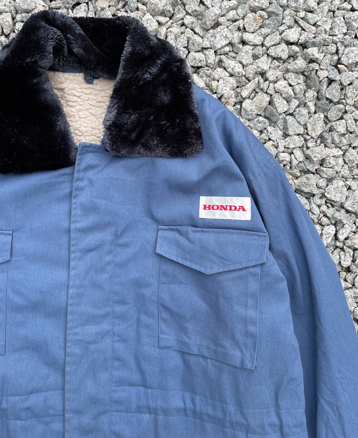 Honda 🔥Vintage Honda Fur Collar Works Jacket Size US XL / EU 56 / 4 - 6 Thumbnail