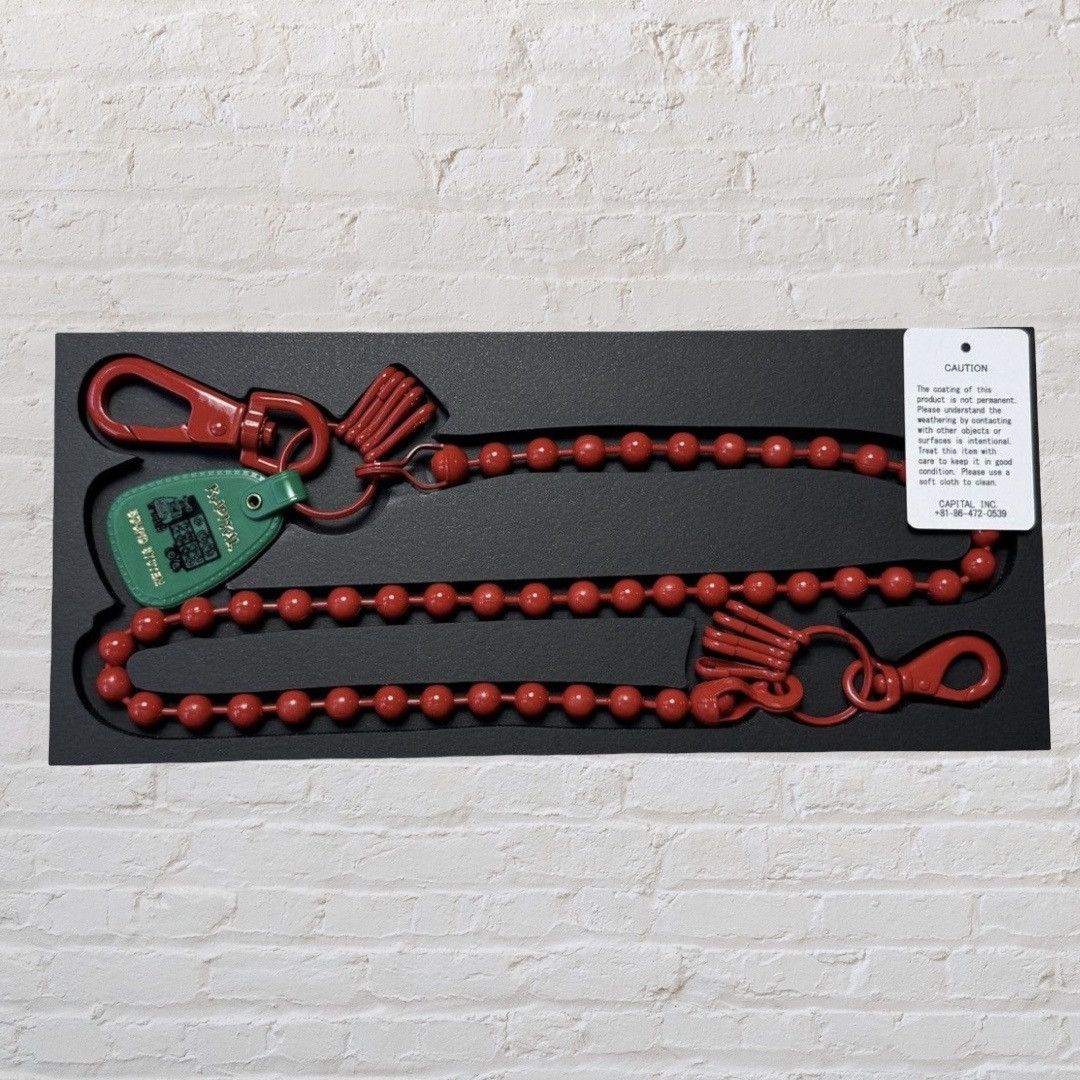 Kapital Kapital Red Ball Long Wallet Chain Size ONE SIZE - 1 Thumbnail