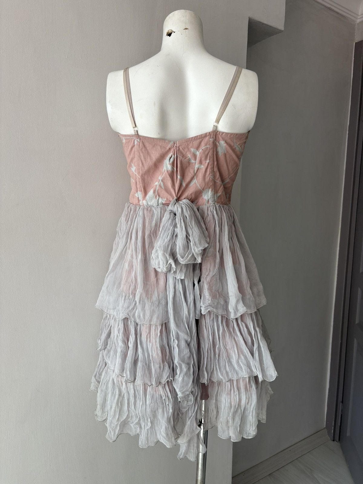 Vintage Jeff Gallano silk dress Size L / US 10 / IT 46 - 14 Thumbnail