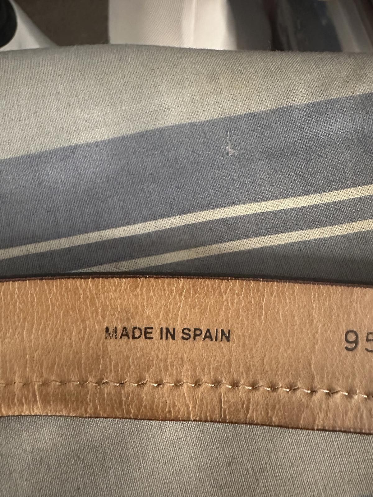 Massimo Dutti Massimo Dutti two-tone leather and suede belt Size 38 Size 38 - 5 Thumbnail