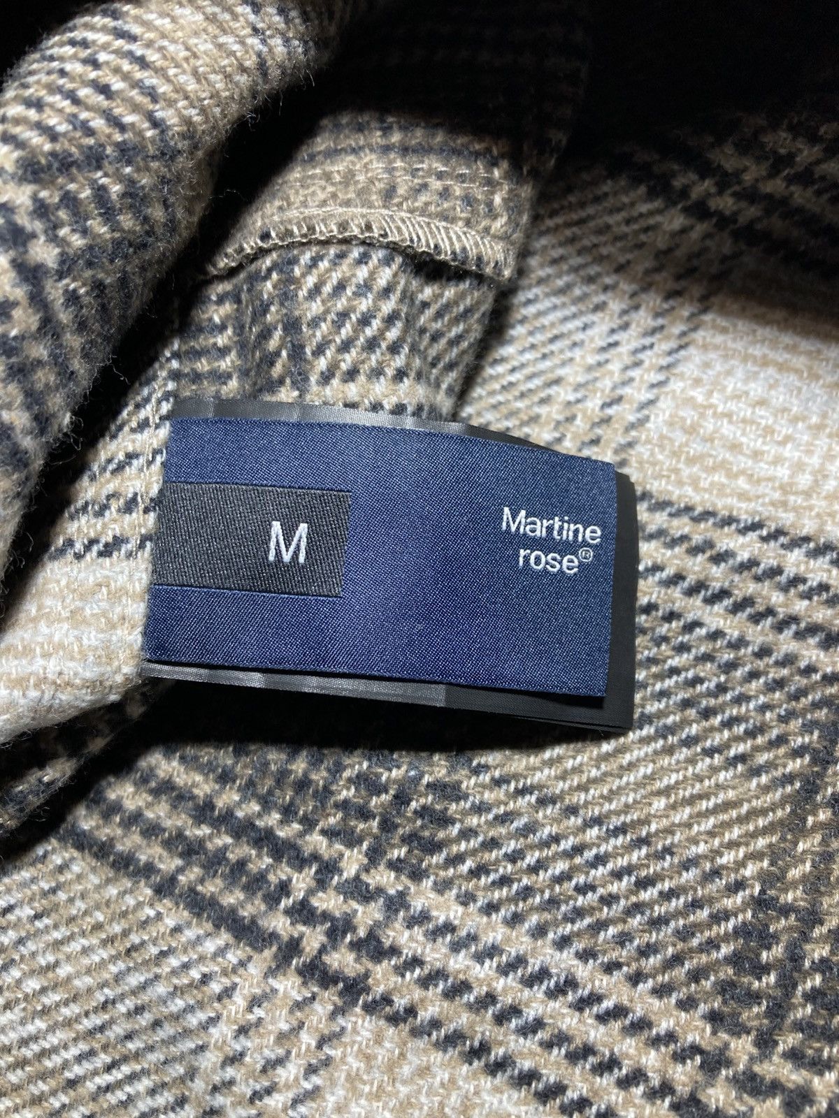 Martine Rose AW24 Martine Rose Blanket Wrap Shirt Flannel Military 2024 Size US M / EU 48-50 / 2 - 8 Thumbnail