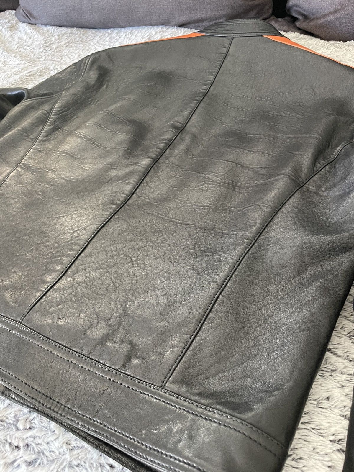 Givenchy Givenchy Logo Biker Moto Leather Jacket Size US M / EU 48-50 / 2 - 11 Thumbnail