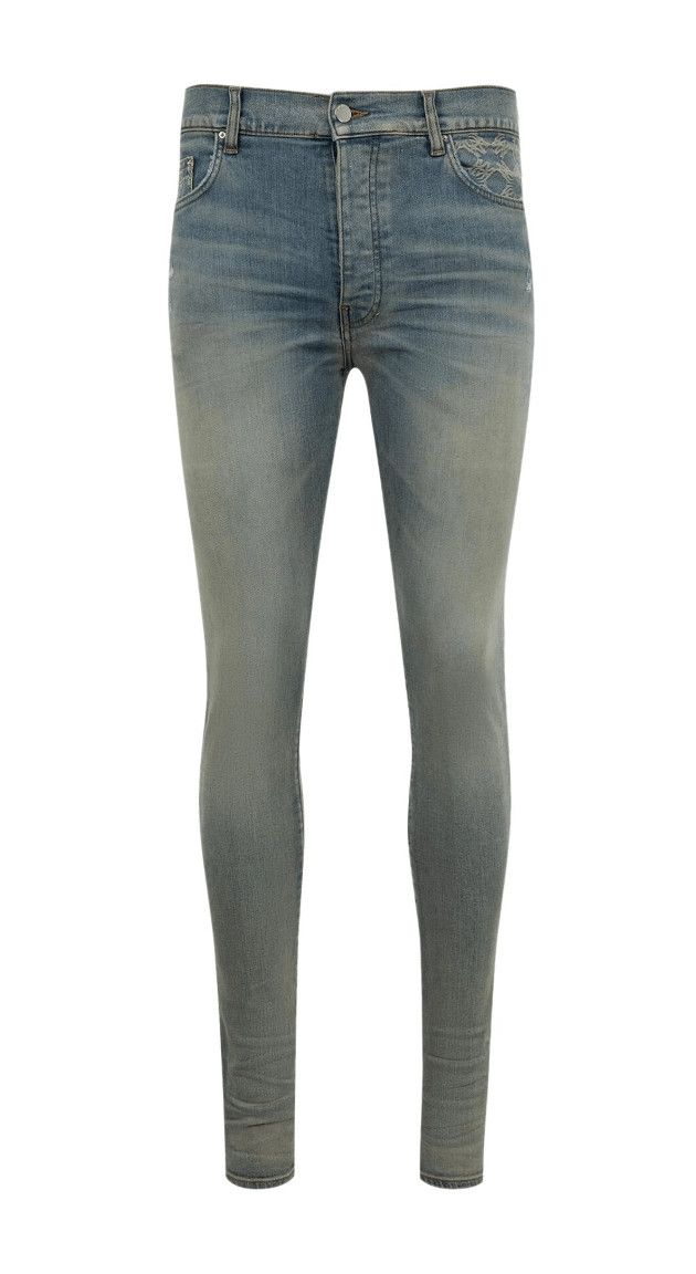 Amiri Amiri Quad Contrast Jeans Antique Indigo Size US 34 / EU 50 - 1 Preview