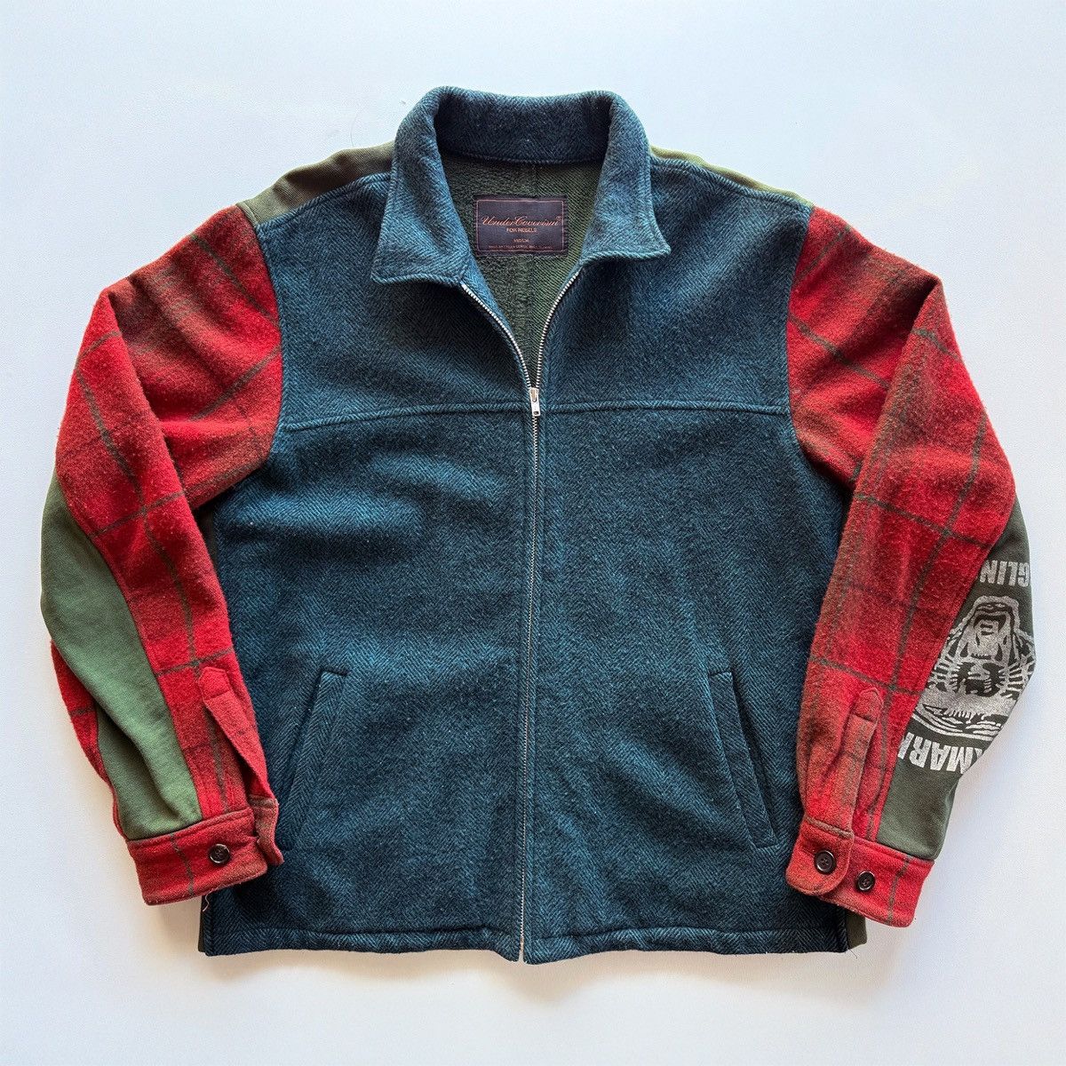 Undercover AW03 Paper Doll Hybrid Reconstructed Wool Jacket Size US M / EU 48-50 / 2 - 7 Thumbnail