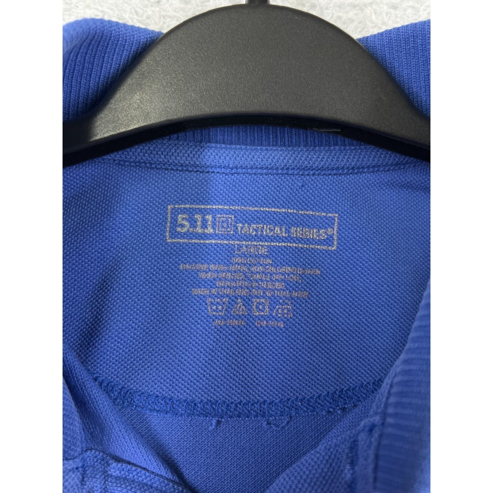 Vintage 5.11 Tactical Polo Shirt Mens L Blue Short Sleeve 100% Cotton Knit Polo Capable of All Seasons Size US L / EU 52-54 / 3 - 3 Thumbnail