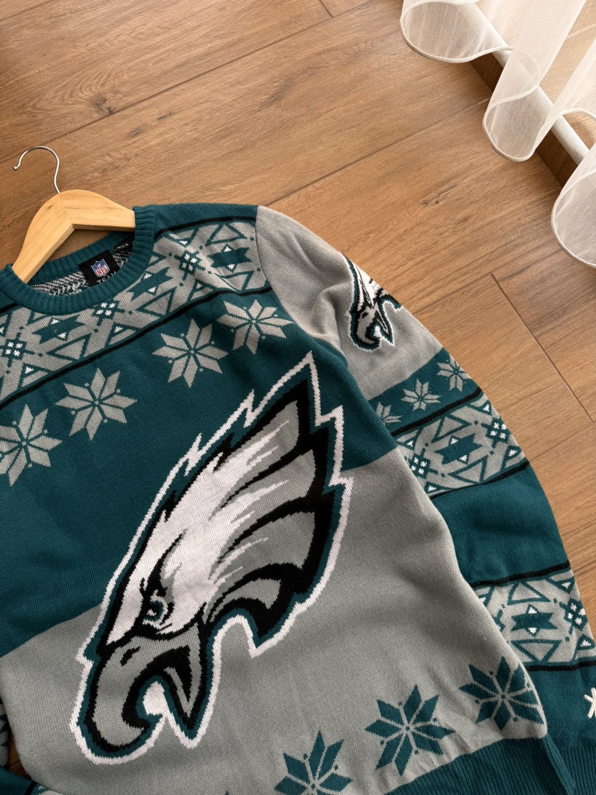 NFL × Starter NFL Team Philadelphia Eagles Christmas Sweater Size S / US 4 / IT 40 - 7 Thumbnail