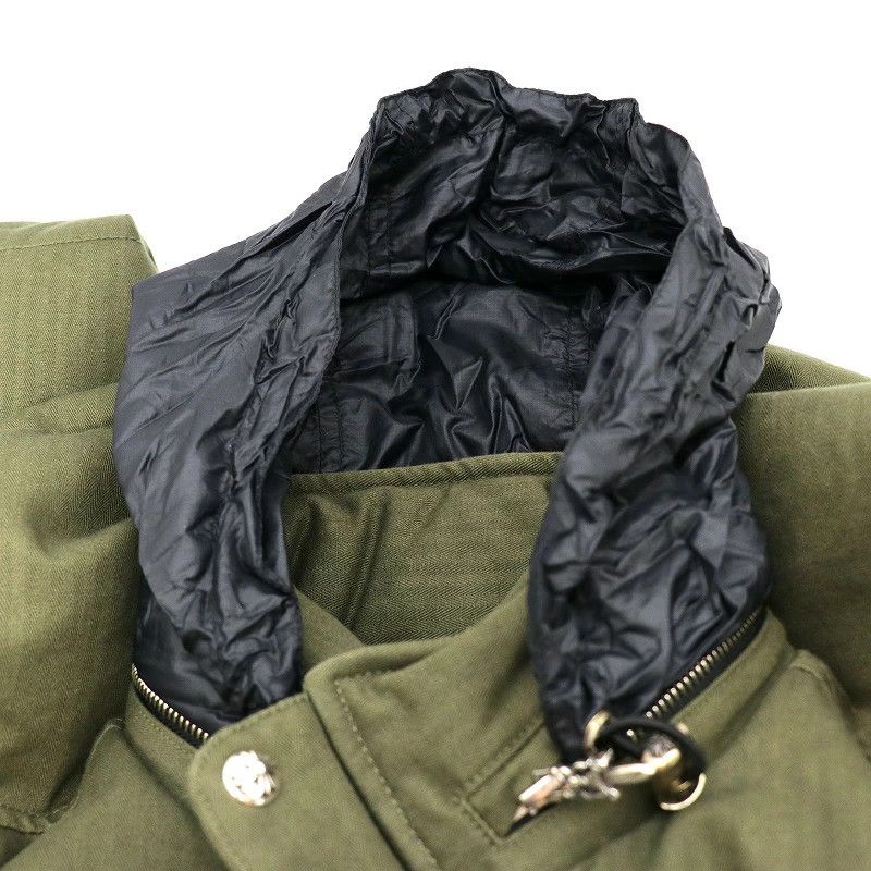 Chrome Hearts Chrome Hearts Lace Stopper Khaki Puffer Jacket Size US M / EU 48-50 / 2 - 5 Thumbnail