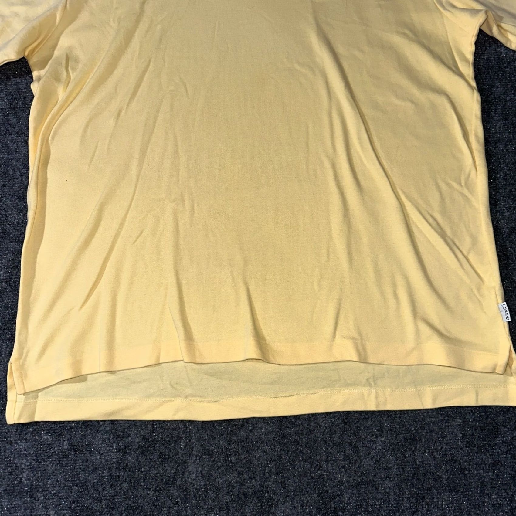 J.Crew J.CREW Polo Shirt Mens XL Yellow Cotton Short Sleeve Logo Button Chest 24 Length 32 Regular Fit Clinical Casual Golf Walking Modern Classic Size US XL / EU 56 / 4 - 2 Thumbnail