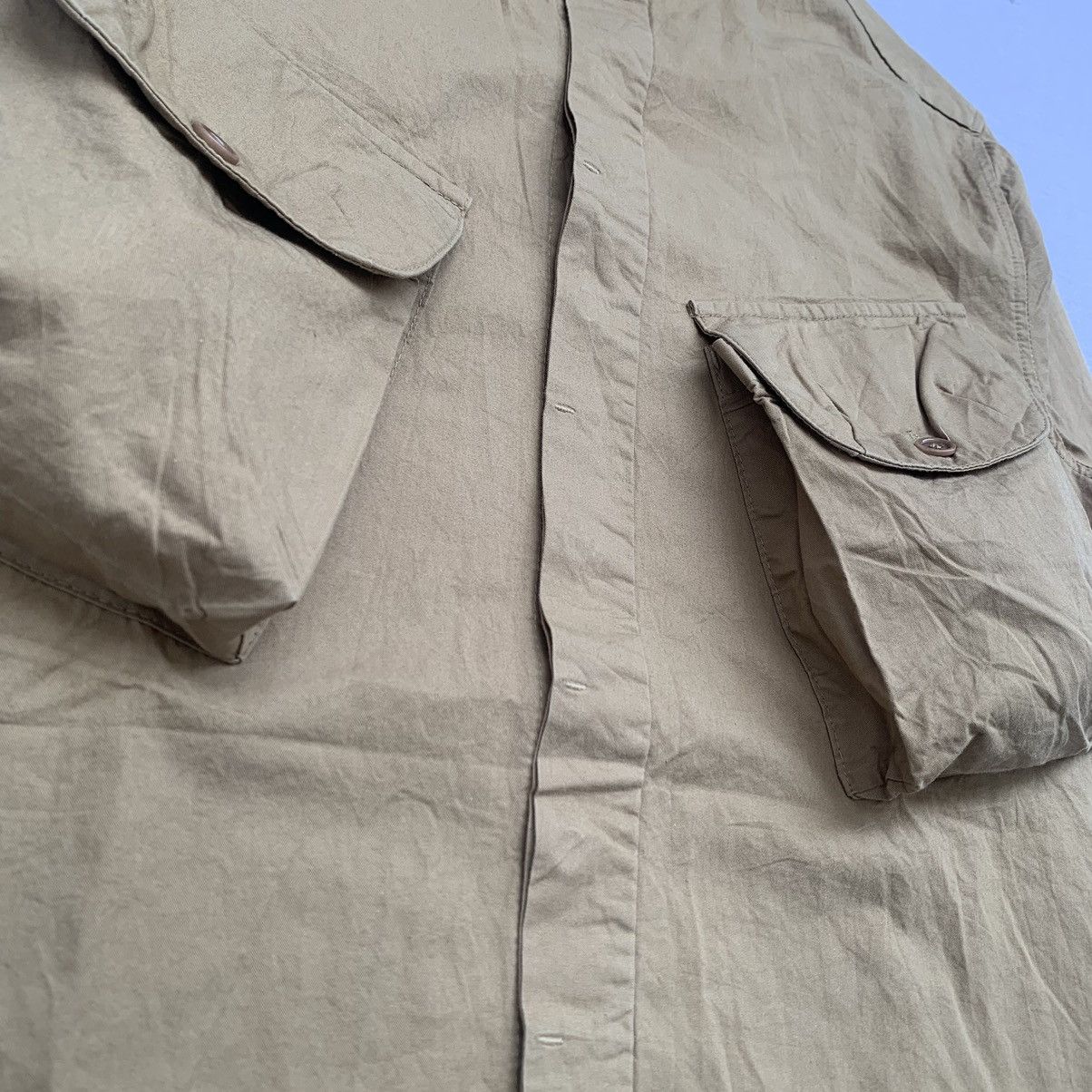 Engineered Garments Vintage A Blue Garments NY big pocket shirt button Size US M / EU 48-50 / 2 - 2 Thumbnail