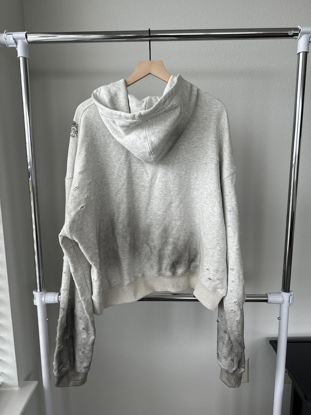 Vale Vale Big Chain Distressed Hoodie Size US XXL / EU 58 / 5 - 2 Thumbnail