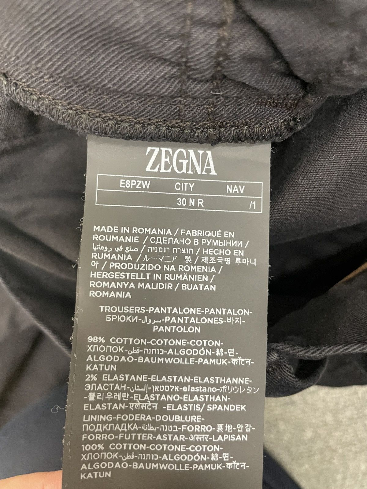 Z Zegna Zegna Stretch Cotton Roccia Jeans Size US 30 / EU 46 - 8 Thumbnail