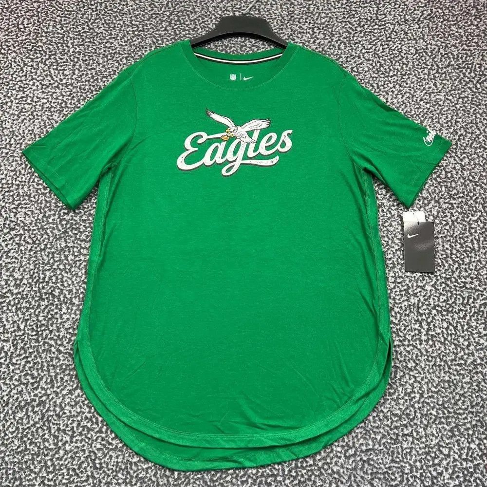 Nike Nike Shirt Men Green Philadelphia Eagles Crew Neck New M Size US M / EU 48-50 / 2 - 1 Thumbnail