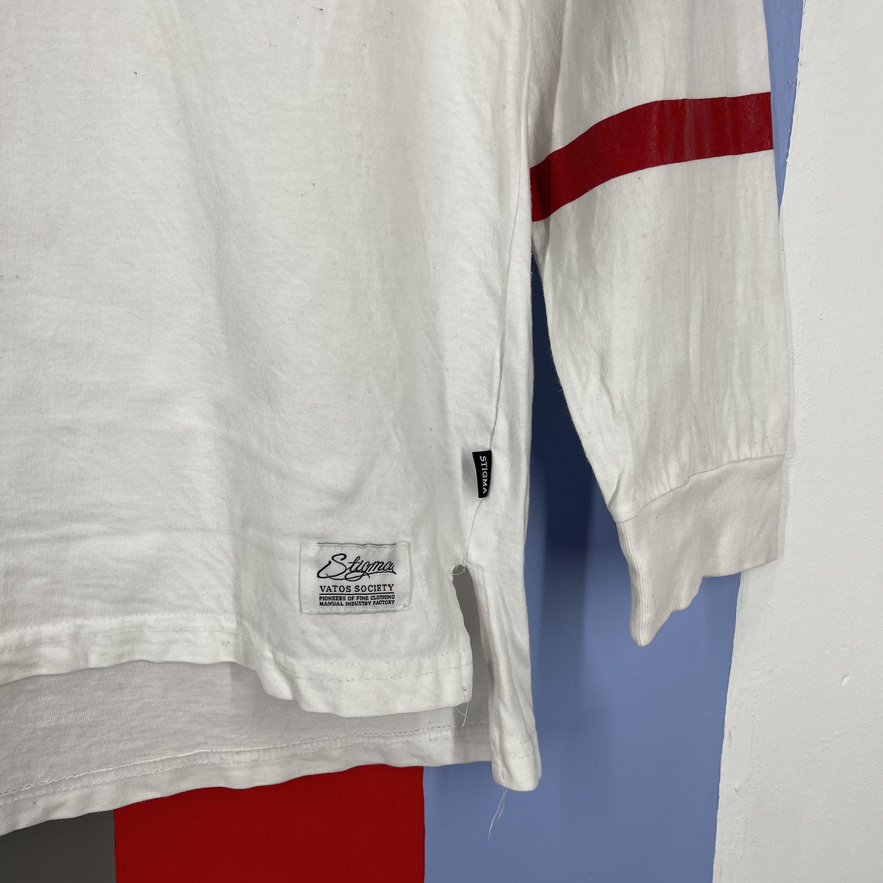 Japanese Brand Ghost by STIGMA VATOS SOCIETY Long Sleeve Tee #1314/AT Size US L / EU 52-54 / 3 - 7 Thumbnail