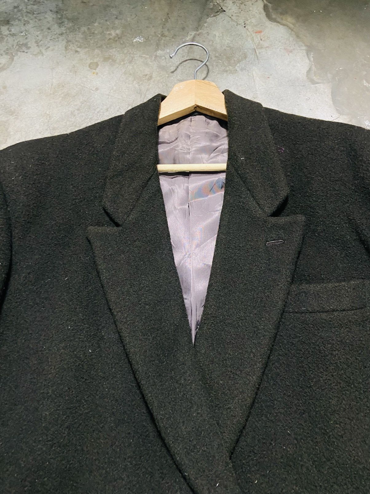 Tete Homme Vintage 90s Tete Homme Wool Jacket Size US L / EU 52-54 / 3 - 10 Thumbnail