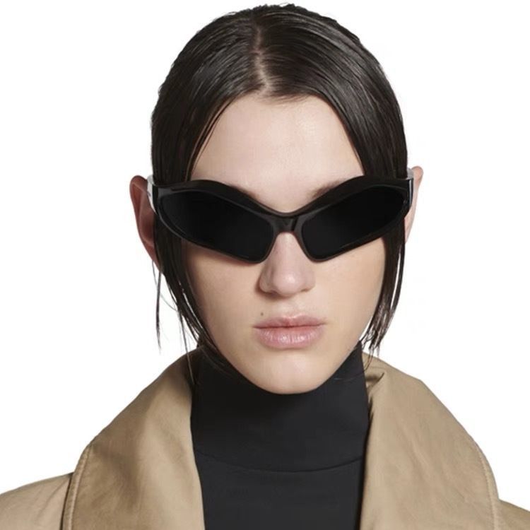 Electric Visual Hip-hop Street ins style custom avant-garde sunglasses Size ONE SIZE - 4 Thumbnail