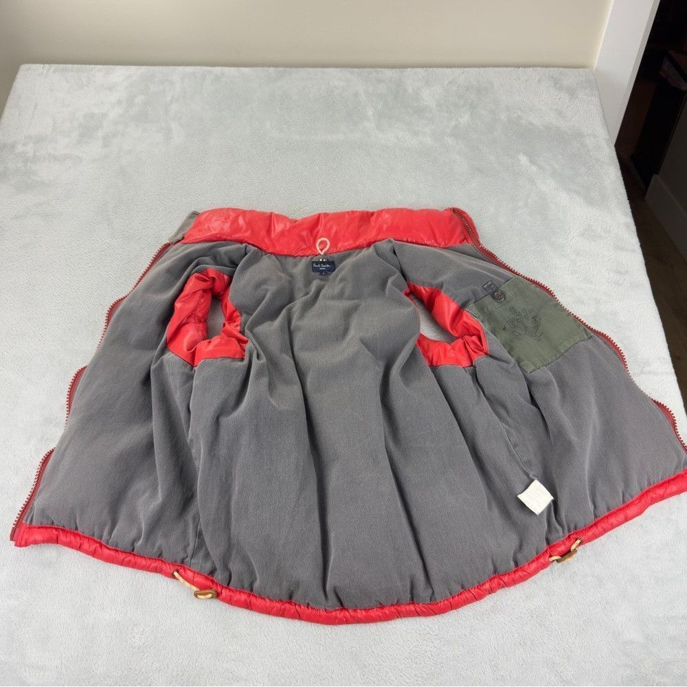 Paul Smith Paul Smith Jeans Women's Size Large Red Goose Down Puffer V Size L / US 10 / IT 46 - 3 Thumbnail