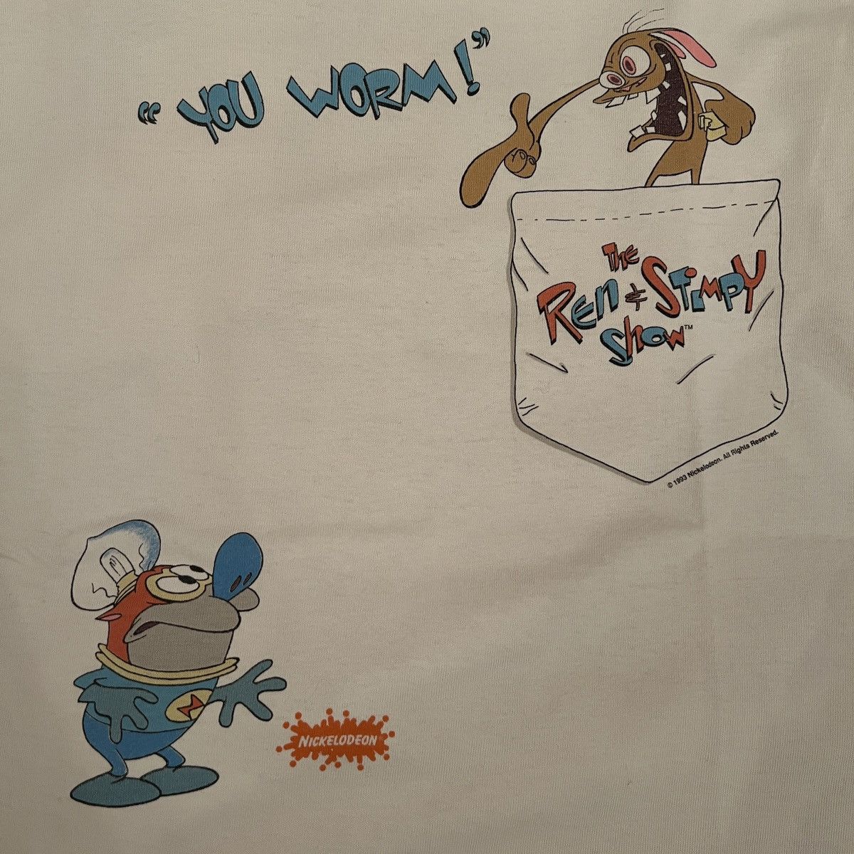 Nickelodeon × Vintage Vintage The Ren & Stimpy Show 1993 Size US L / EU 52-54 / 3 - 2 Thumbnail