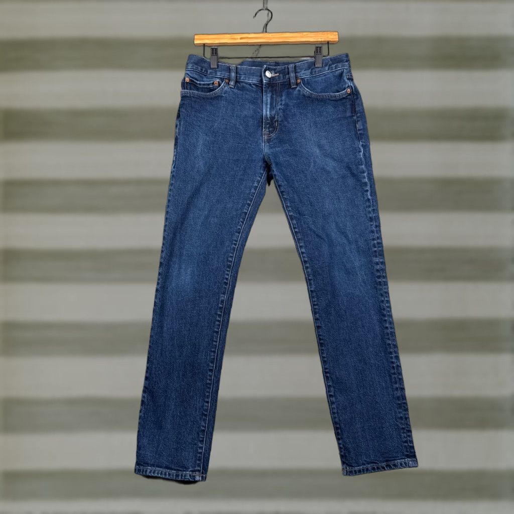 VINTAGE Outerknown SEA Jeans Mens 31x30 Ambassador Slim Fit Stretch Denim Organic Cotton Blue 31 Slim Regular Jeans Mens Boys?