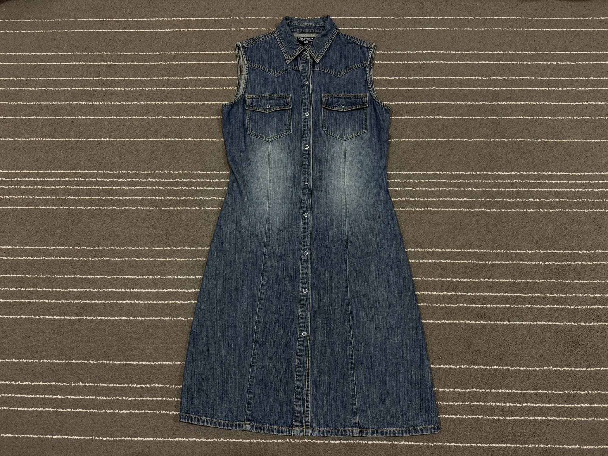 Polo Ralph Lauren POLO JEANS CO RALPH LAUREN denim dress XS 2249 Size XS / US 0-2 / IT 36-38 - 8 Thumbnail