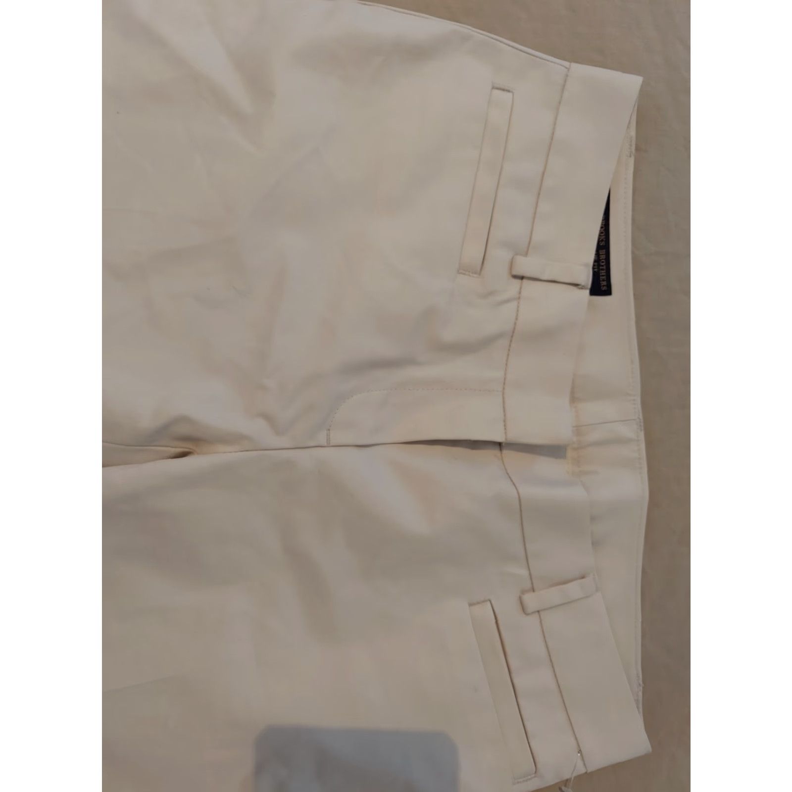 Brooks Brothers Womens Brooks Brothers Khaki Dress Pants 2P Petite Slack Chino Trouser Cotton Size 26" / US 2 / IT 38 - 2 Thumbnail