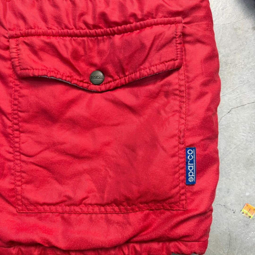 Gear for Sports Vintage Sparco Red Puffer Jacket / Parka - Made In Italy Size US XL / EU 56 / 4 - 9 Thumbnail