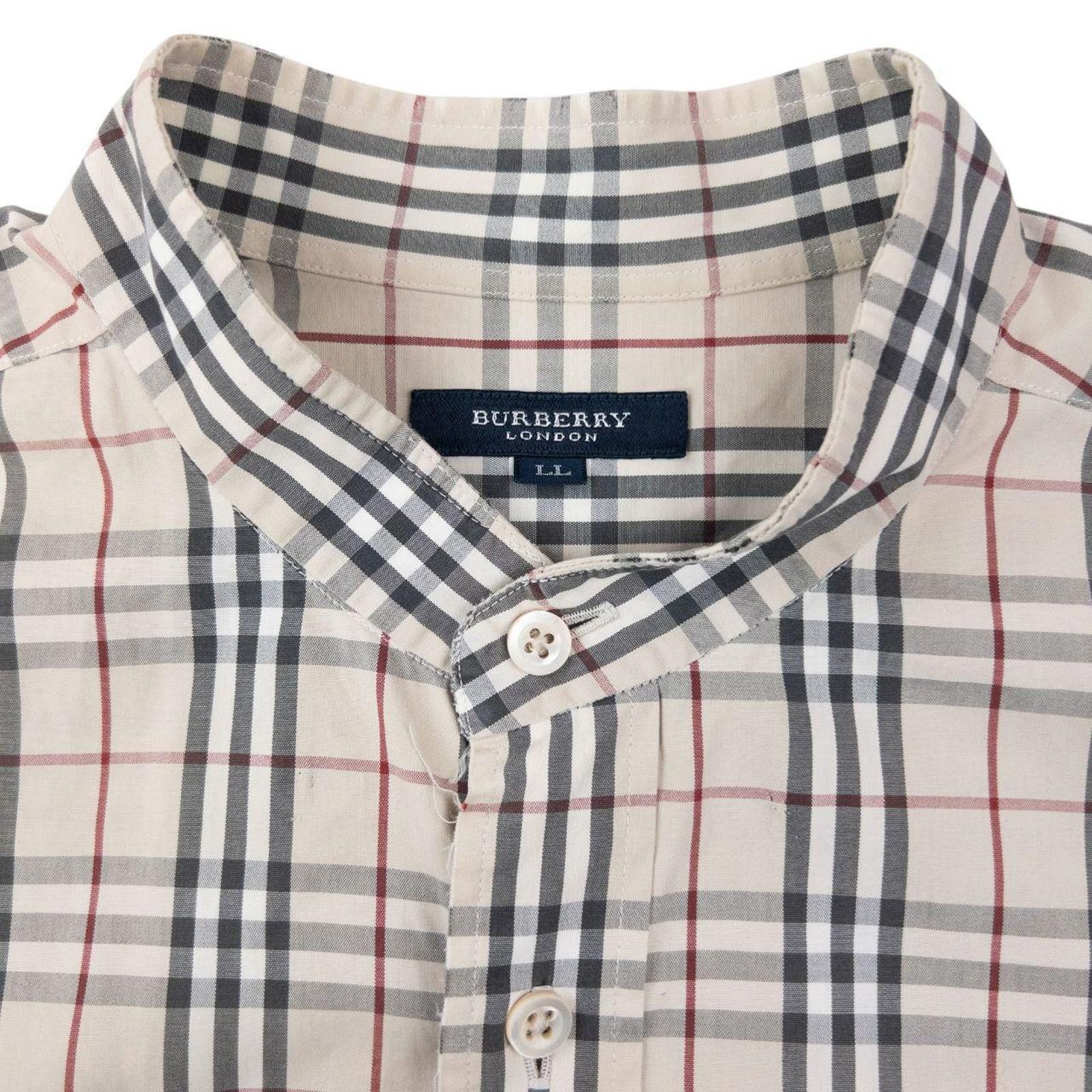 Burberry Vintage 2000s Burberry Nova Check Short Sleeve Shirt Size XL Size US XL / EU 56 / 4 - 3 Thumbnail