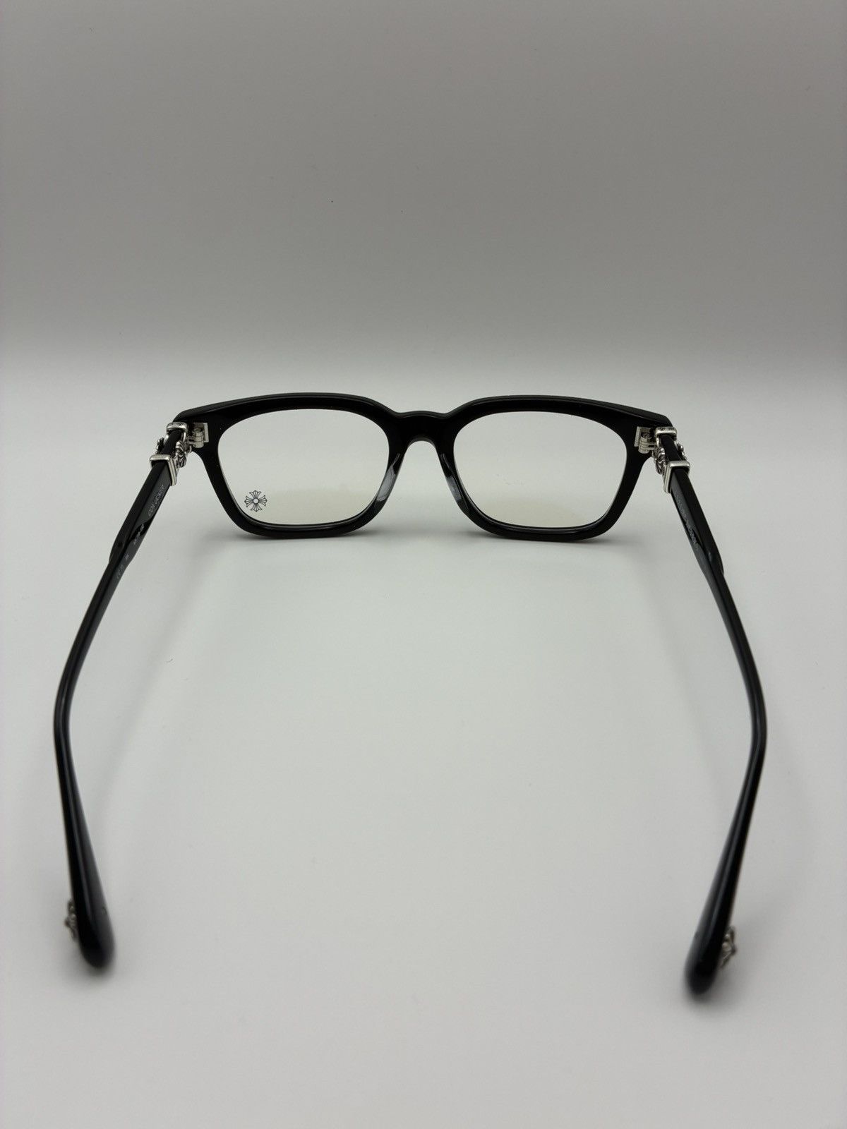 Chrome Hearts Chrome Hearts Cox Ucker Glasses Black Silver Size ONE SIZE - 6 Thumbnail