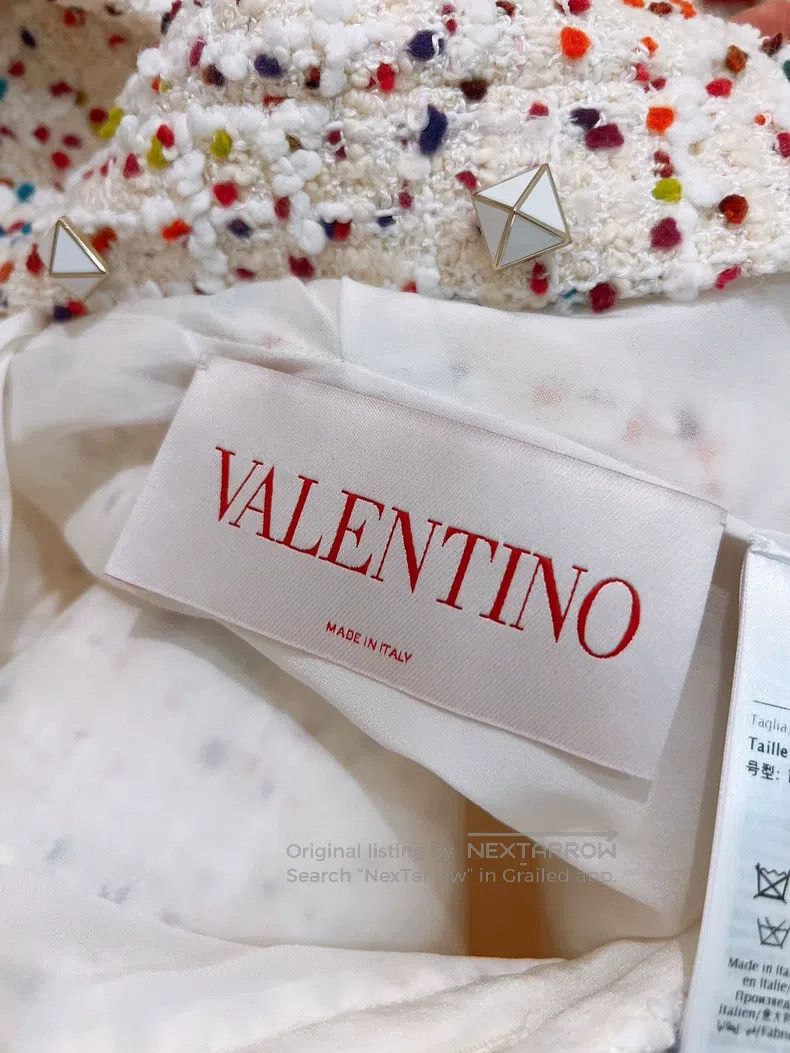 Valentino Valentino Colorful tweed dress Size S / US 4 / IT 40 - 8 Thumbnail