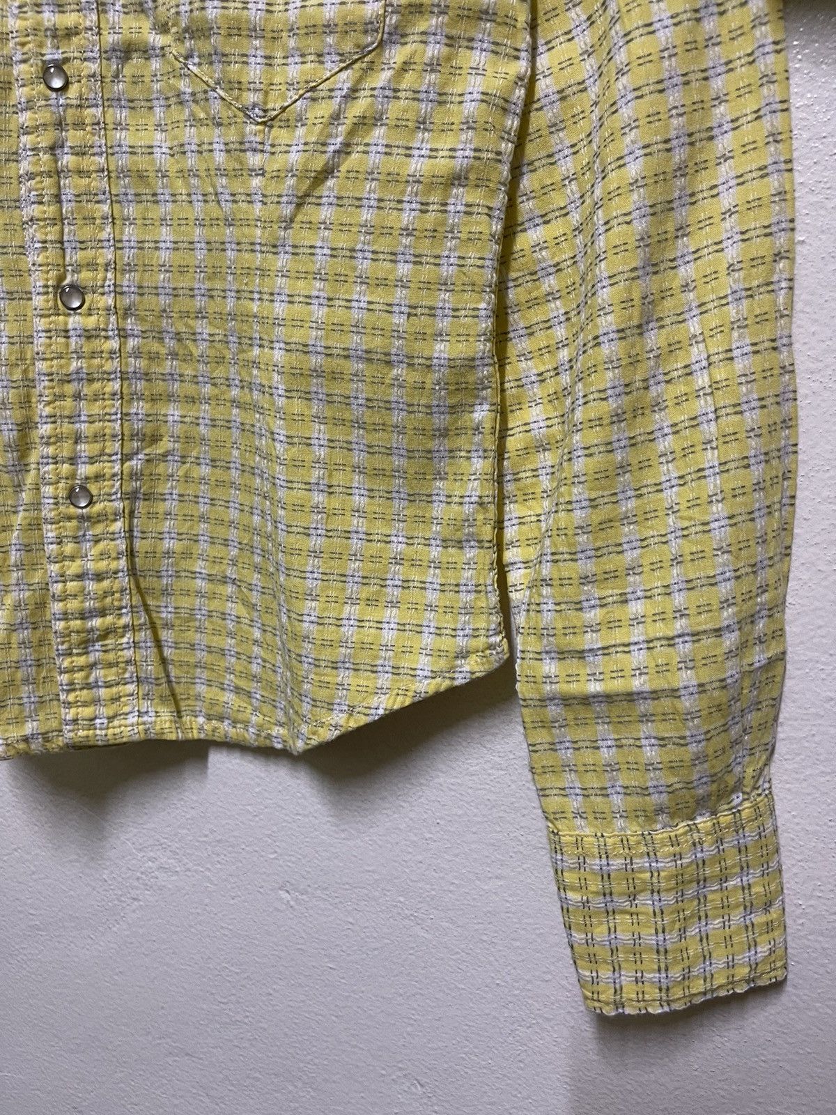 Levi's × Levi's Vintage Clothing Levis For Women Western Shirt Snap Button Size M / US 6-8 / IT 42-44 - 6 Thumbnail