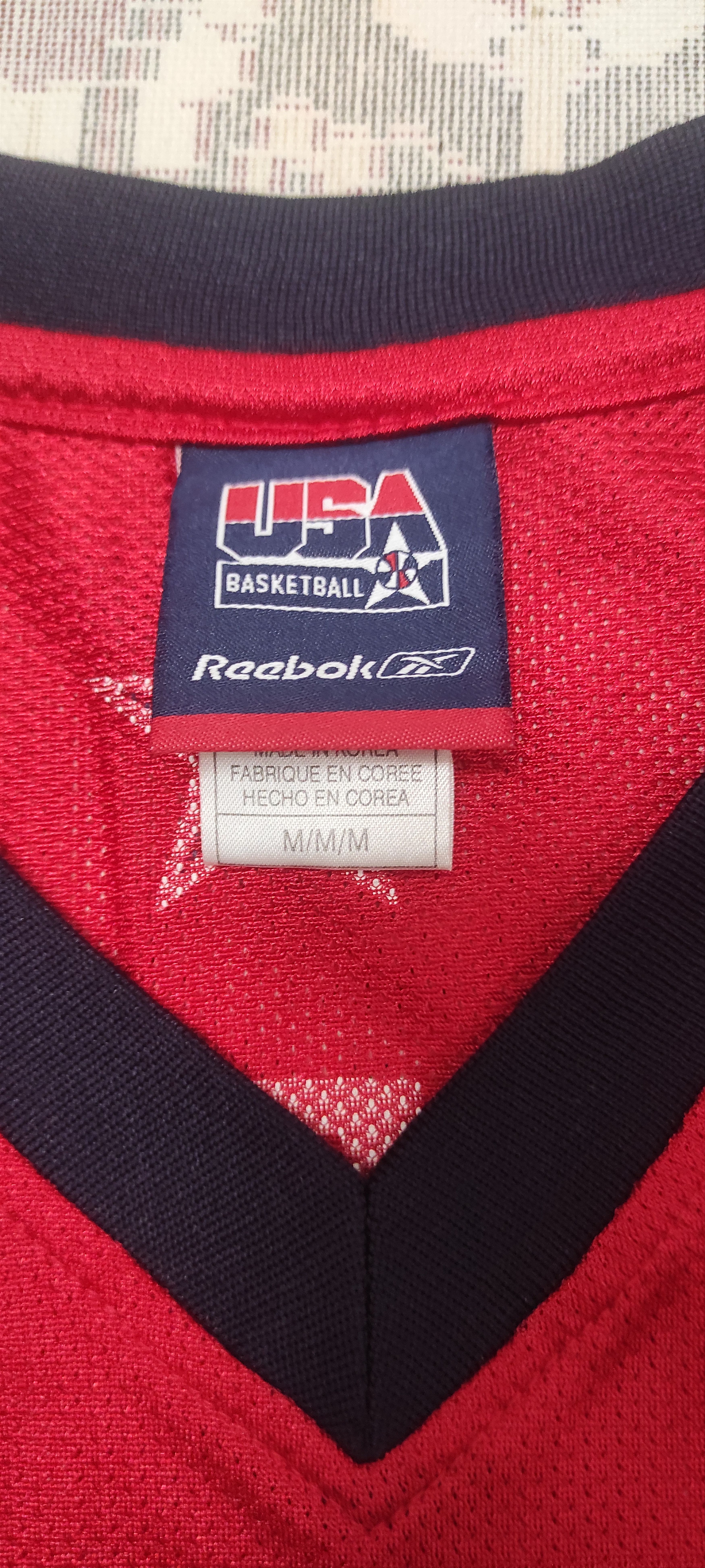 Reebok USA National Team Basketball Shirt Jersey Reebok #6 McGrady Size US M / EU 48-50 / 2 - 3 Thumbnail