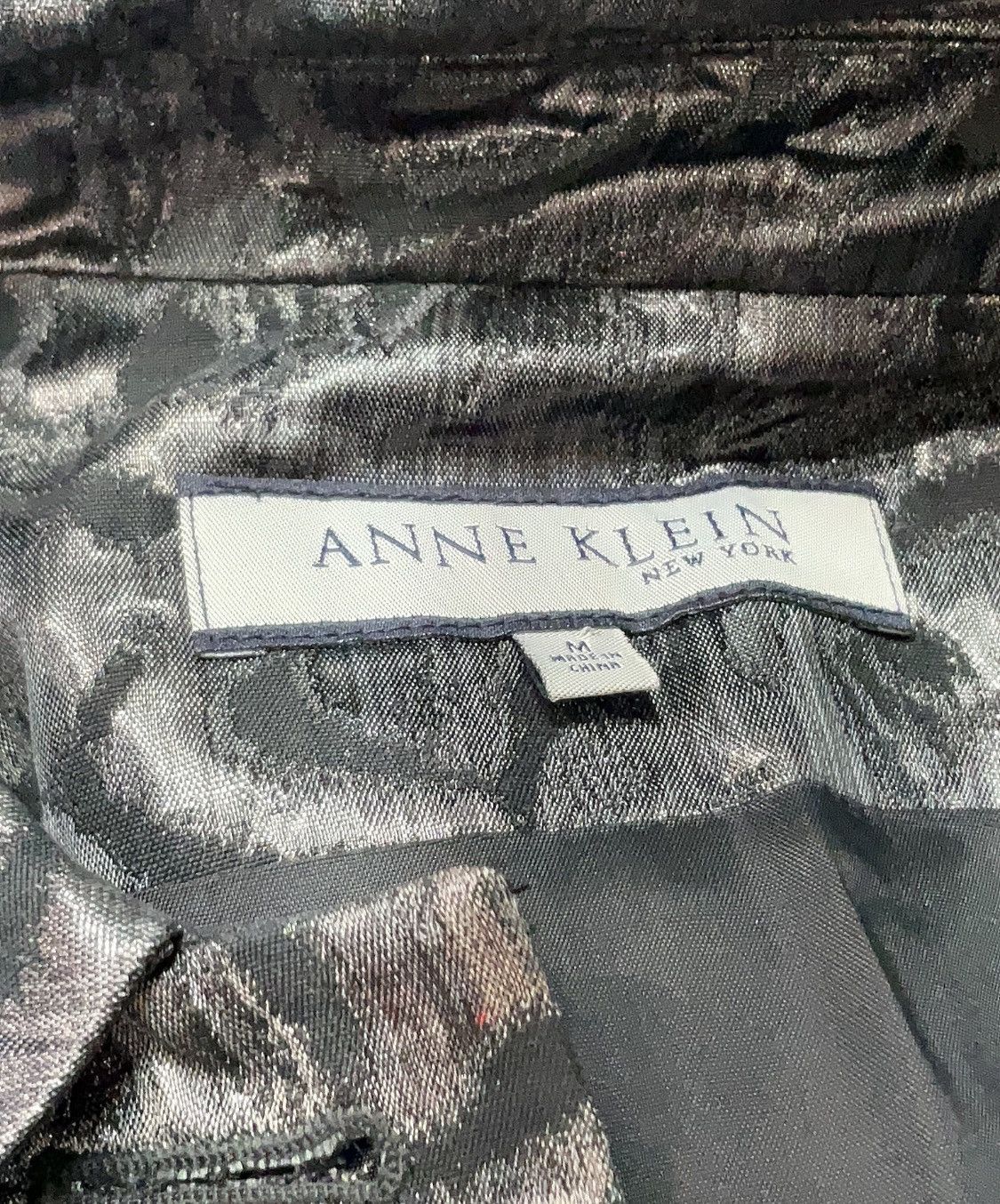 Anne Klein Floral Brocade Jacket Size M / US 6-8 / IT 42-44 - 3 Thumbnail