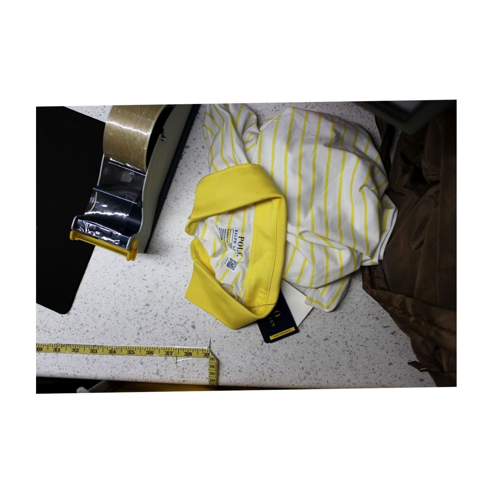 Ralph Lauren Ralph Lauren Mens Performance Polo Shirt, yellow, S Size US S / EU 44-46 / 1 - 3 Thumbnail