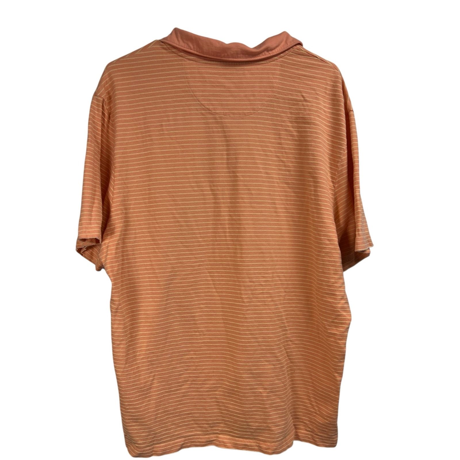 UNTUCKit Untuckit Men's XL Polo Shirt Short Sleeve Orange Yellow Size US XL / EU 56 / 4 - 9 Thumbnail
