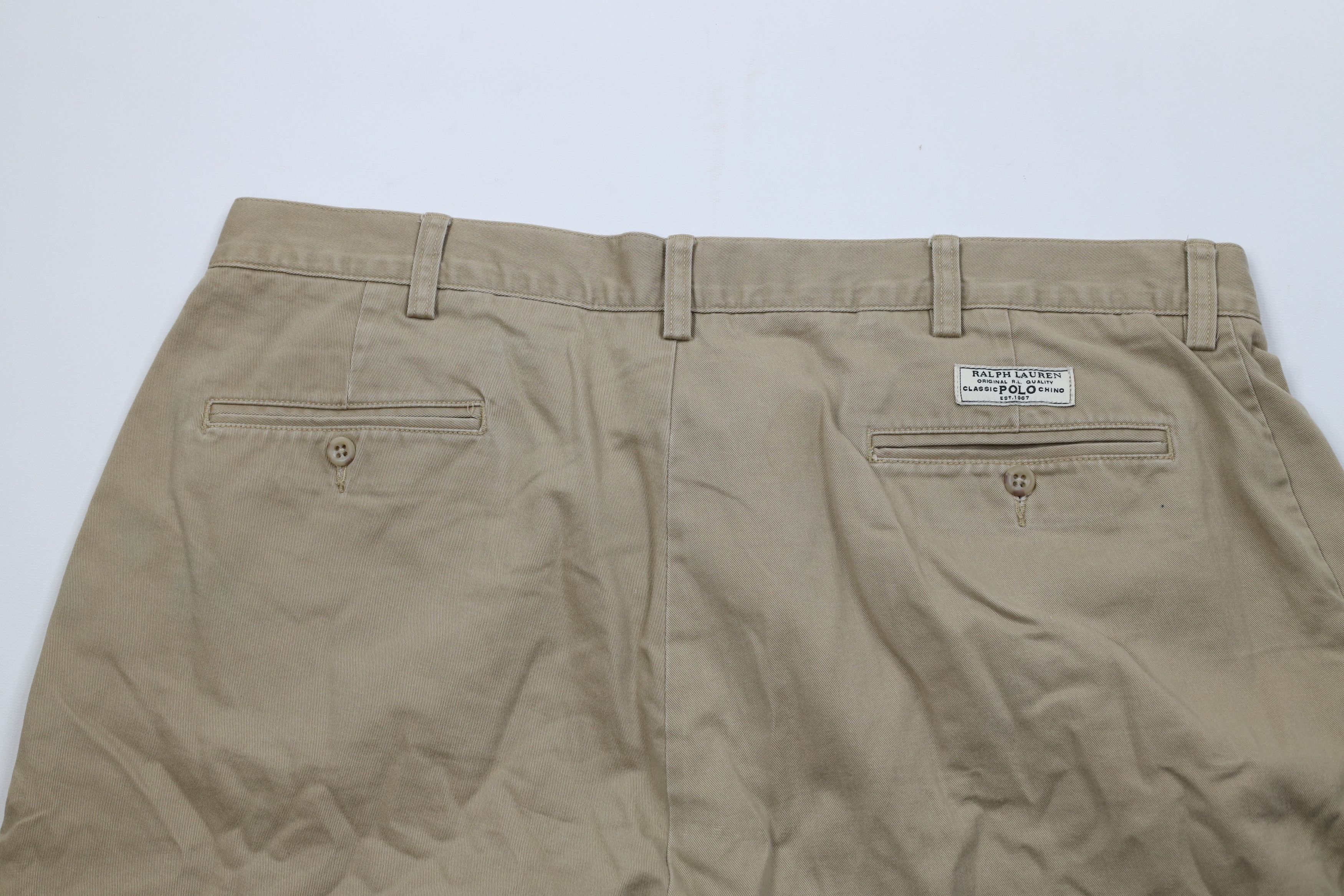 Ralph Lauren Vintage 90s Ralph Lauren Above Knee Chino Shorts Cotton Size US 40 / EU 56 - 11 Thumbnail