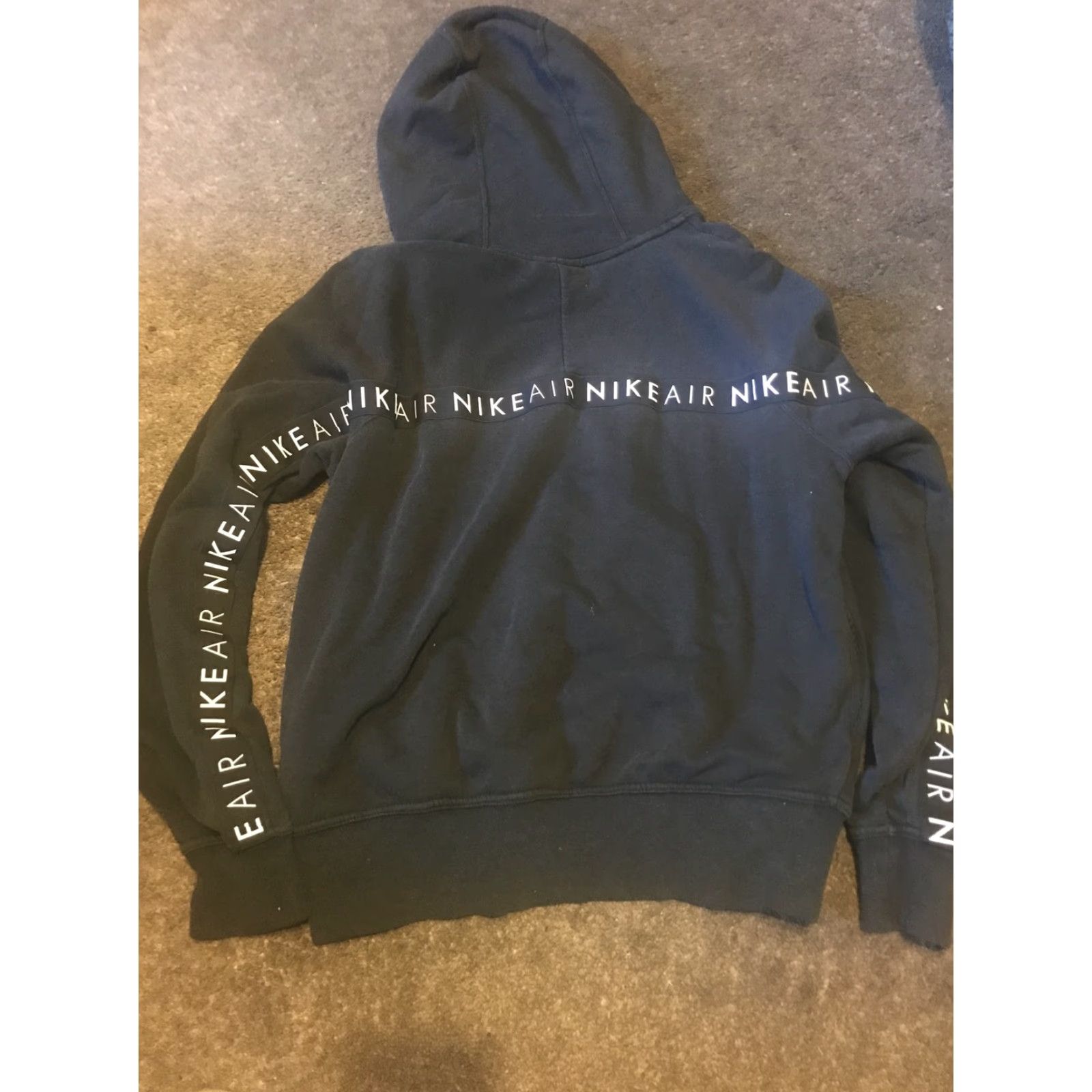 Nike Nike Air Hoodie Sportswear Pullover Sweatshirt Womens Medium Black CZ4014 Size M / US 6-8 / IT 42-44 - 3 Thumbnail