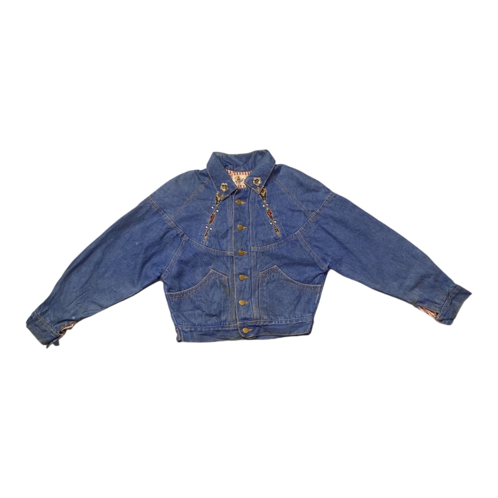Rare Design Vintage Fiolelio Mode Italy Denim Jackets