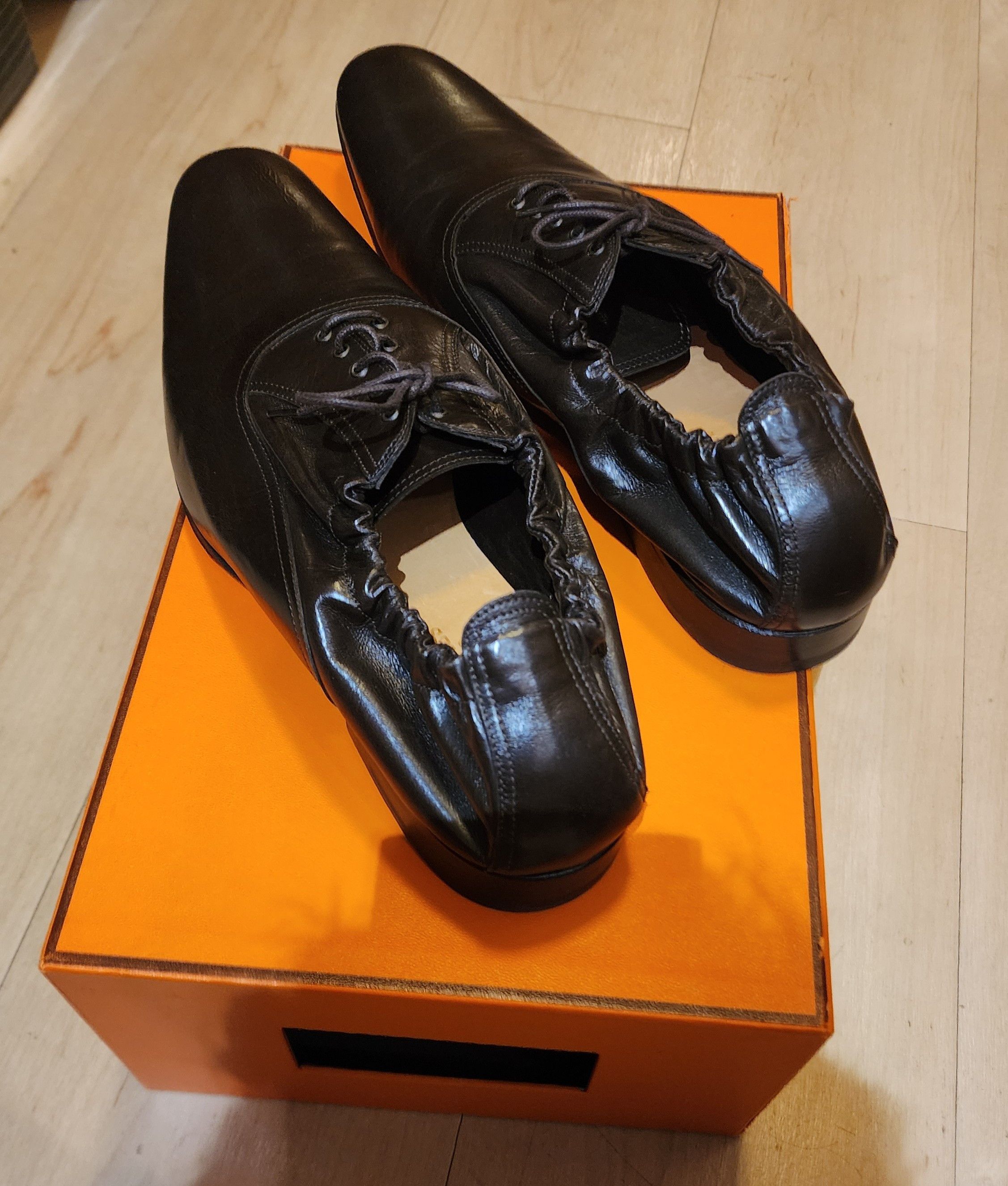 Hermes Hermes exotic leather lace-ups size 44 Size US 11 / EU 44 - 17 Thumbnail