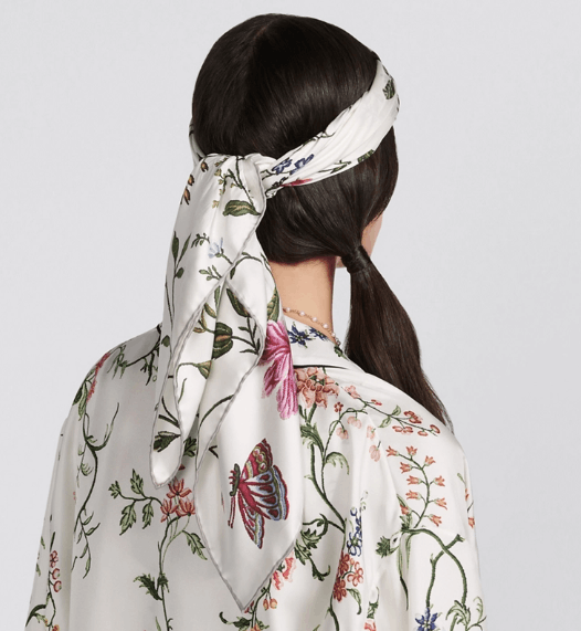 Dior o1w1db10424 Size: OS Dior Birds Square Scarf in Multicolor Size ONE SIZE - 6 Thumbnail