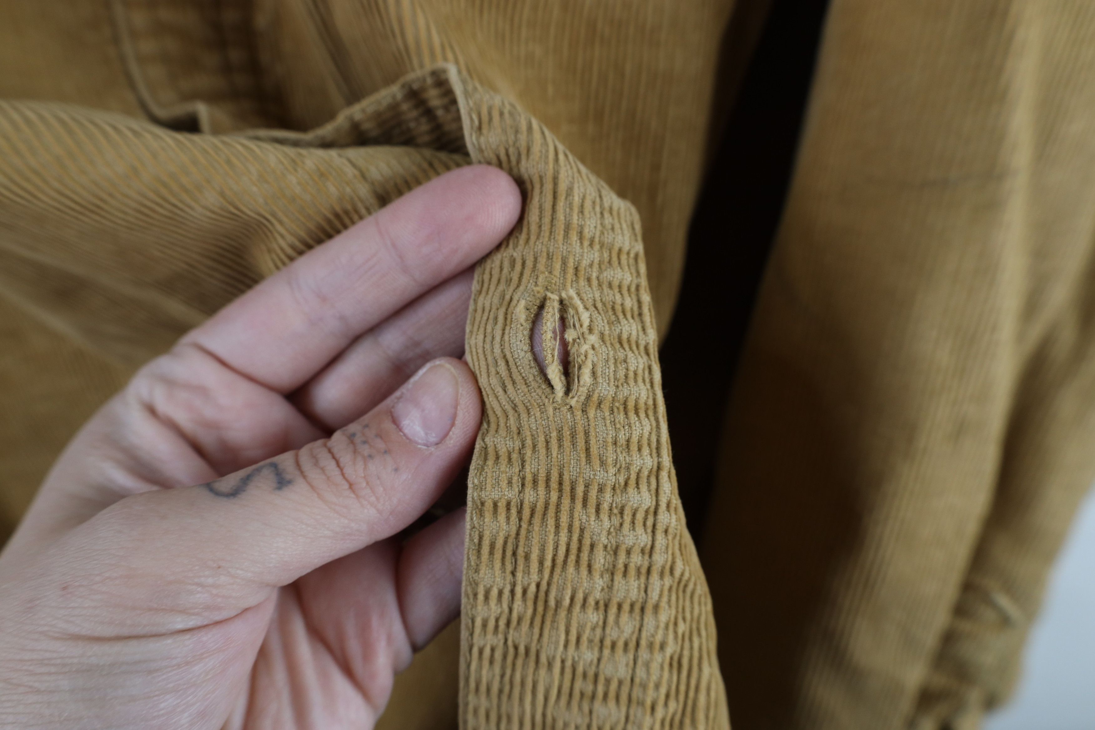 Vintage Vintage 90s Streetwear Flannel Lined Corduroy Shirt Jacket Size US L / EU 52-54 / 3 - 4 Thumbnail