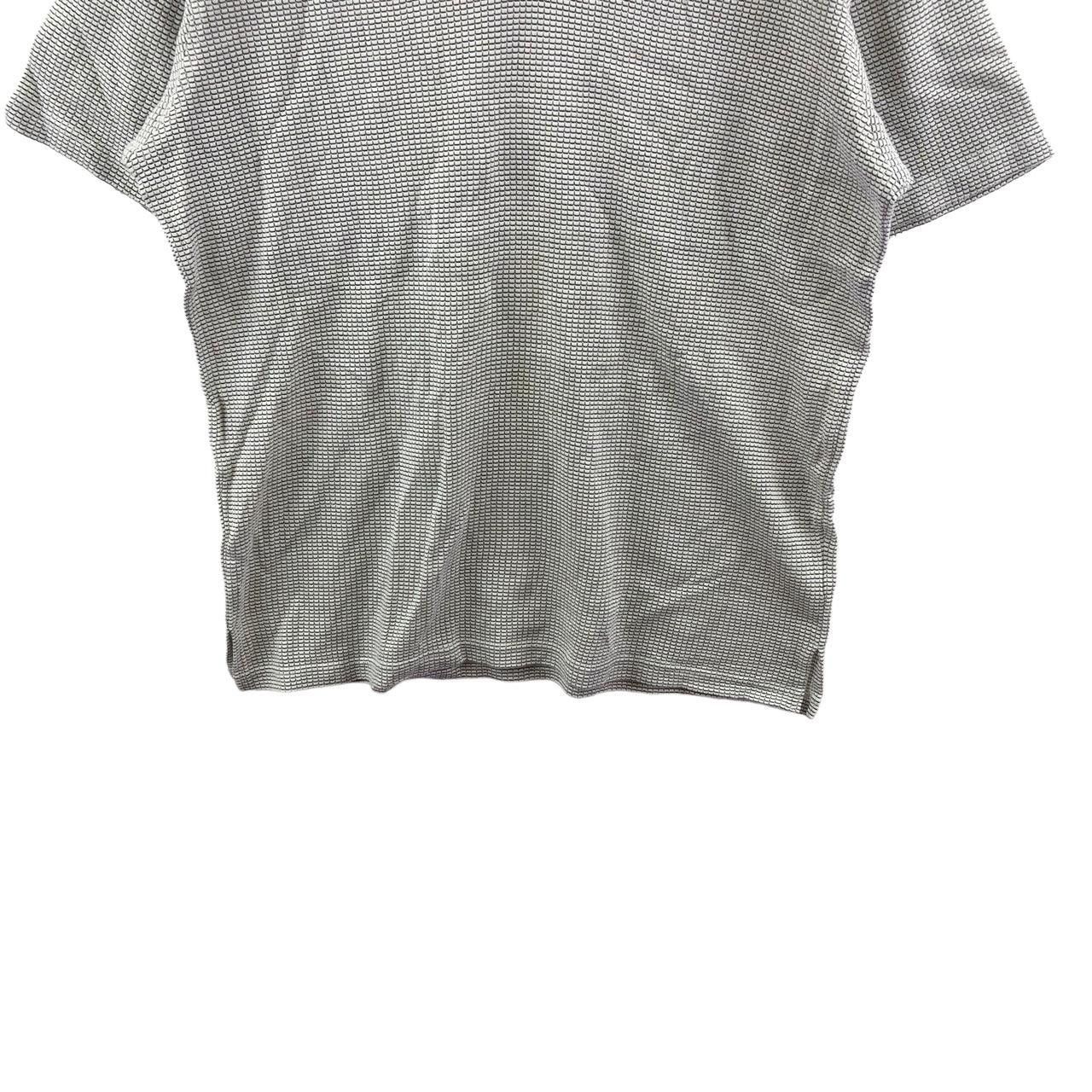Krizia Vintage EVEX By KRIZIA JAPAN Herringbone Polo Tee Shirt Size L / US 10 / IT 46 - 4 Thumbnail