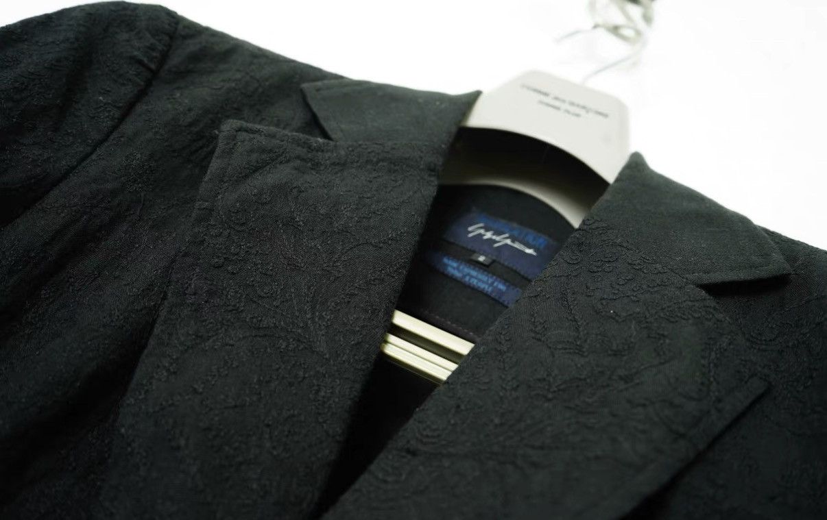 Yohji Yamamoto Yohji Yamamoto Jacquard Embroidered Blazer Size US S / EU 44-46 / 1 - 5 Thumbnail
