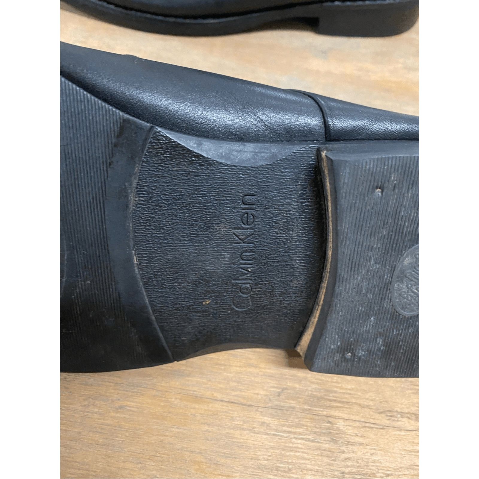 Calvin Klein Calvin Klein Black Leather Dress Boots Smith’ Shoes Size 10 Size US 10 / EU 43 - 4 Thumbnail