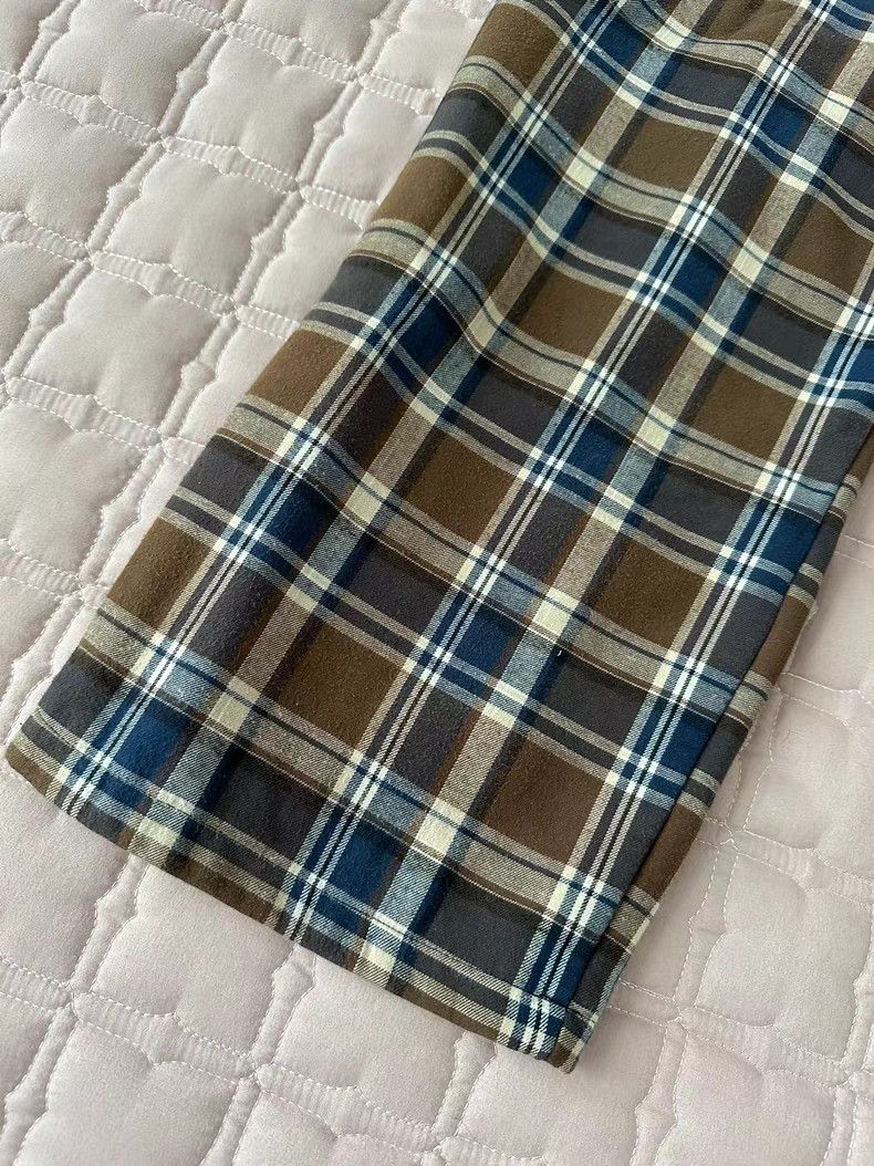 Seven 7 Seven4lee Plaid Fleece Pants Size US 32 / EU 48 - 3 Thumbnail